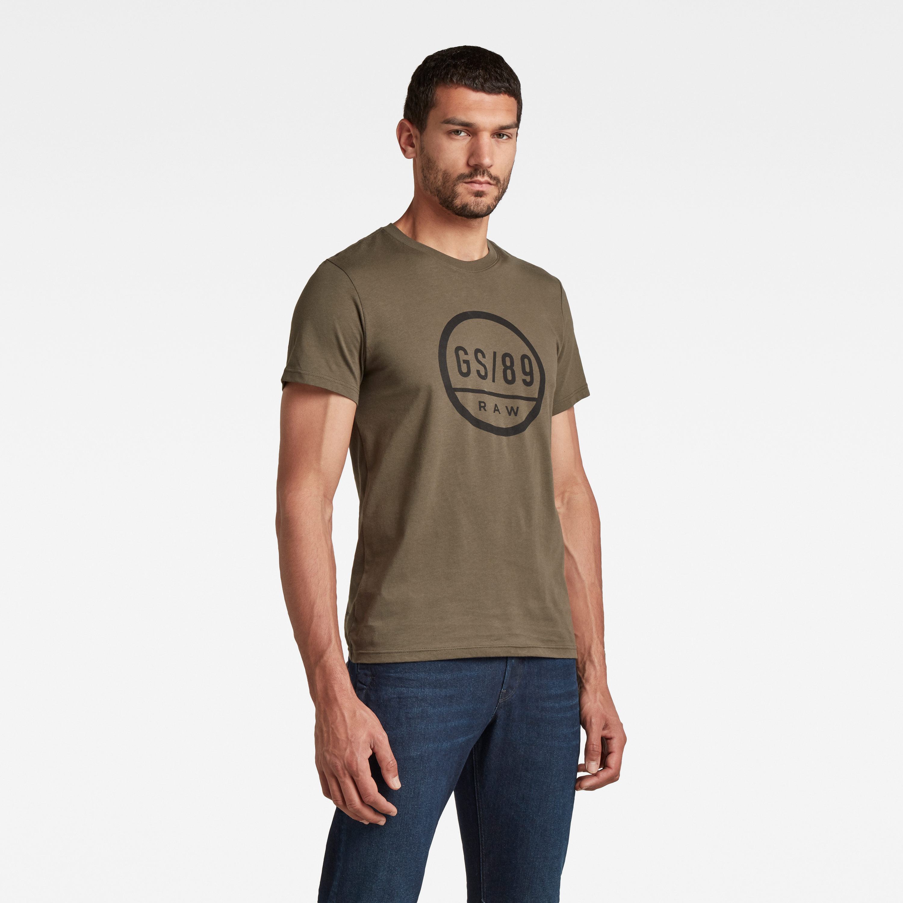 G-STAR T-shirt - GS89 graphic r t green