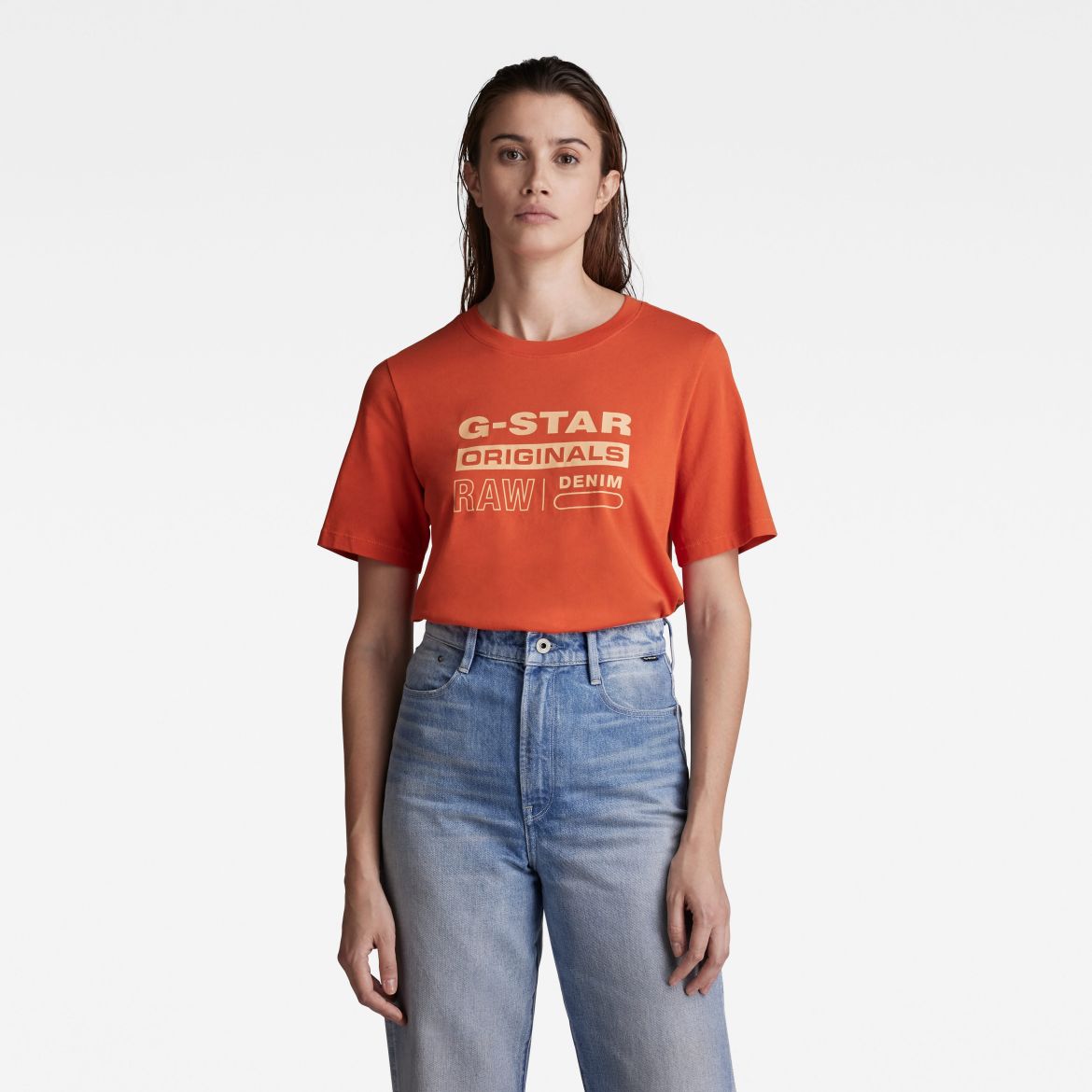 G-STAR T-shirt - Originals label r t wmn red