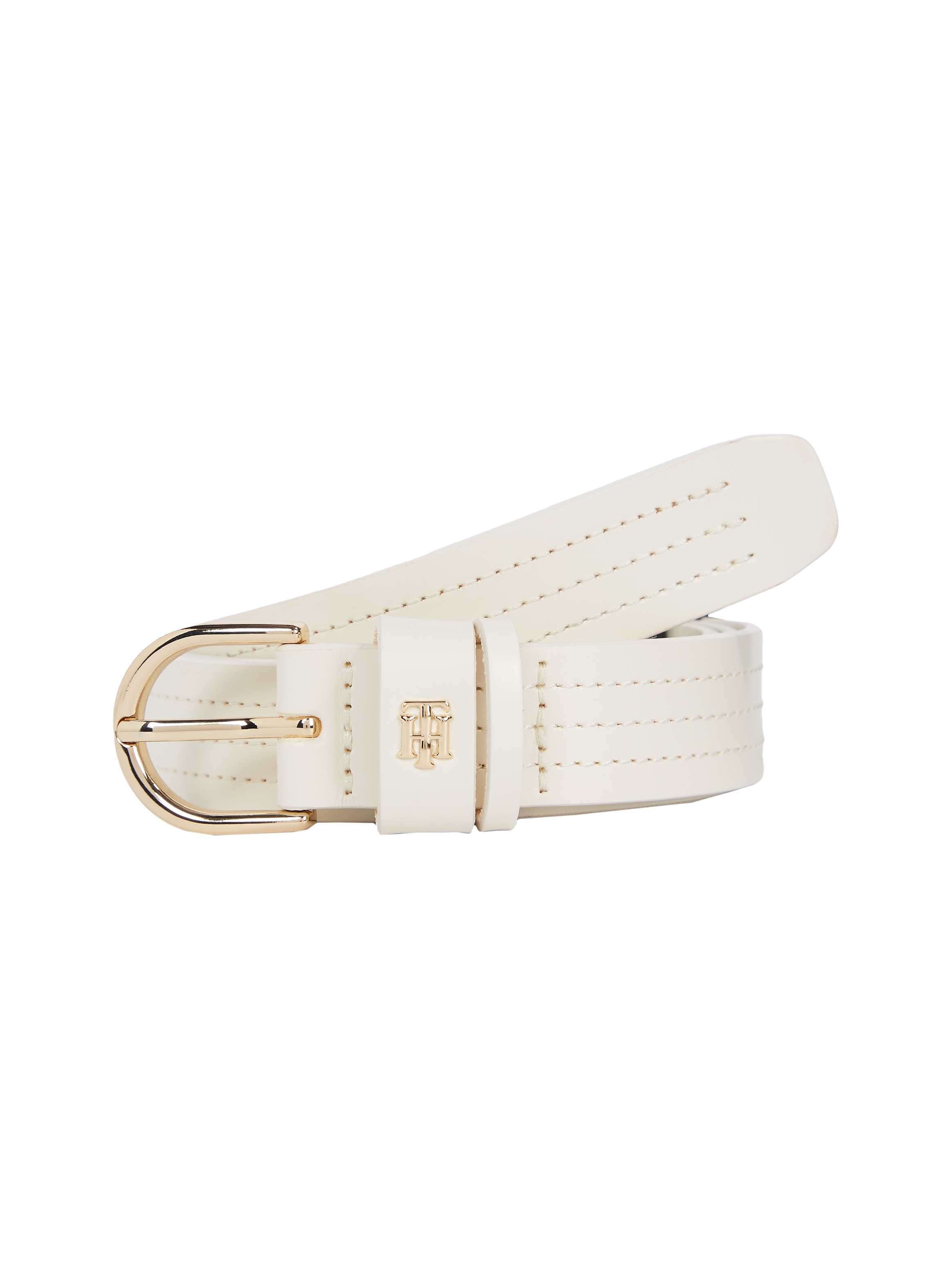 Tommy Hilfiger Belt - TH TIMELESS 2.5 SE Q white