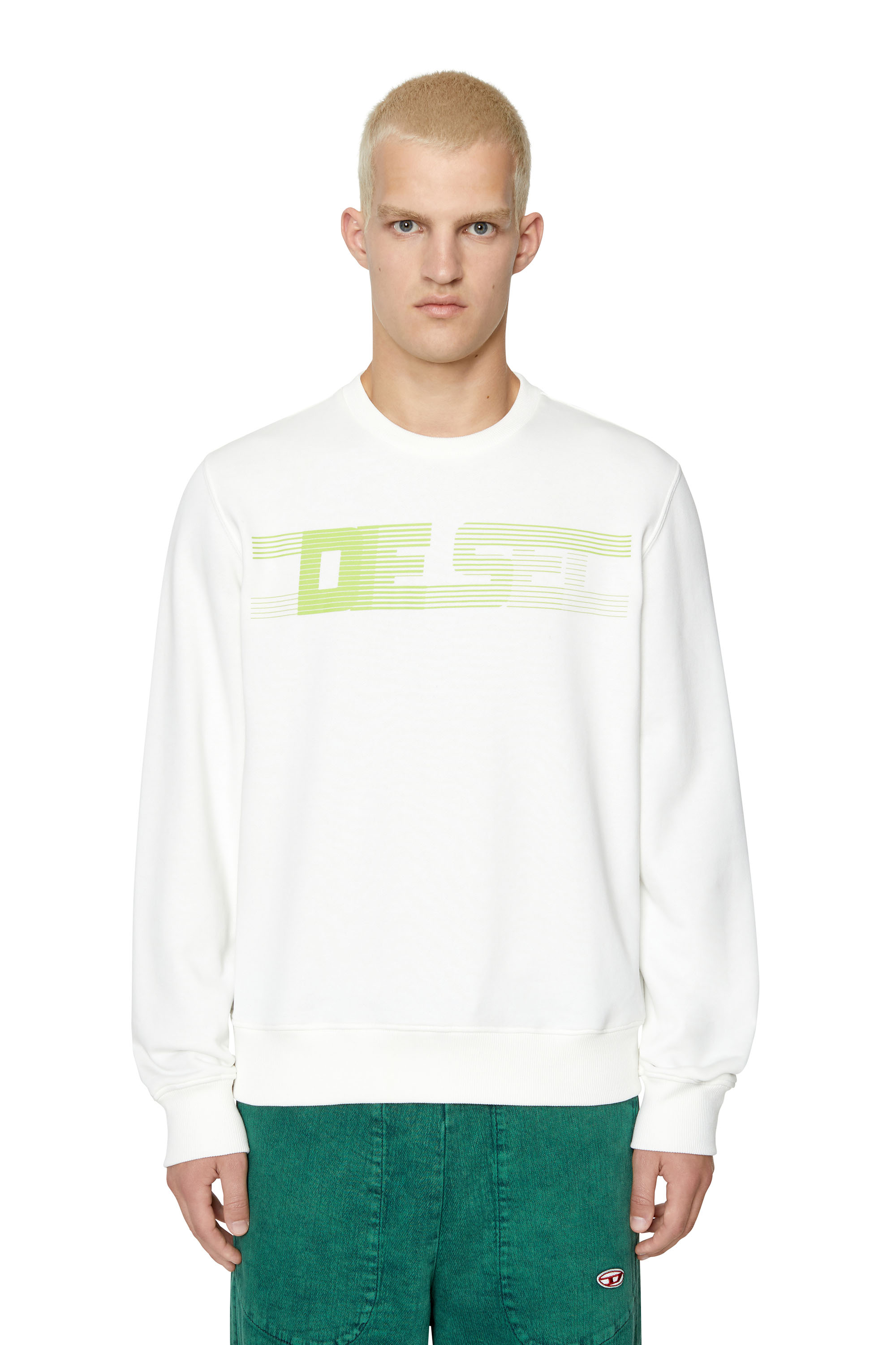 Diesel Sweatshirt - S-GINN-E3 SWEAT-SHIRT White