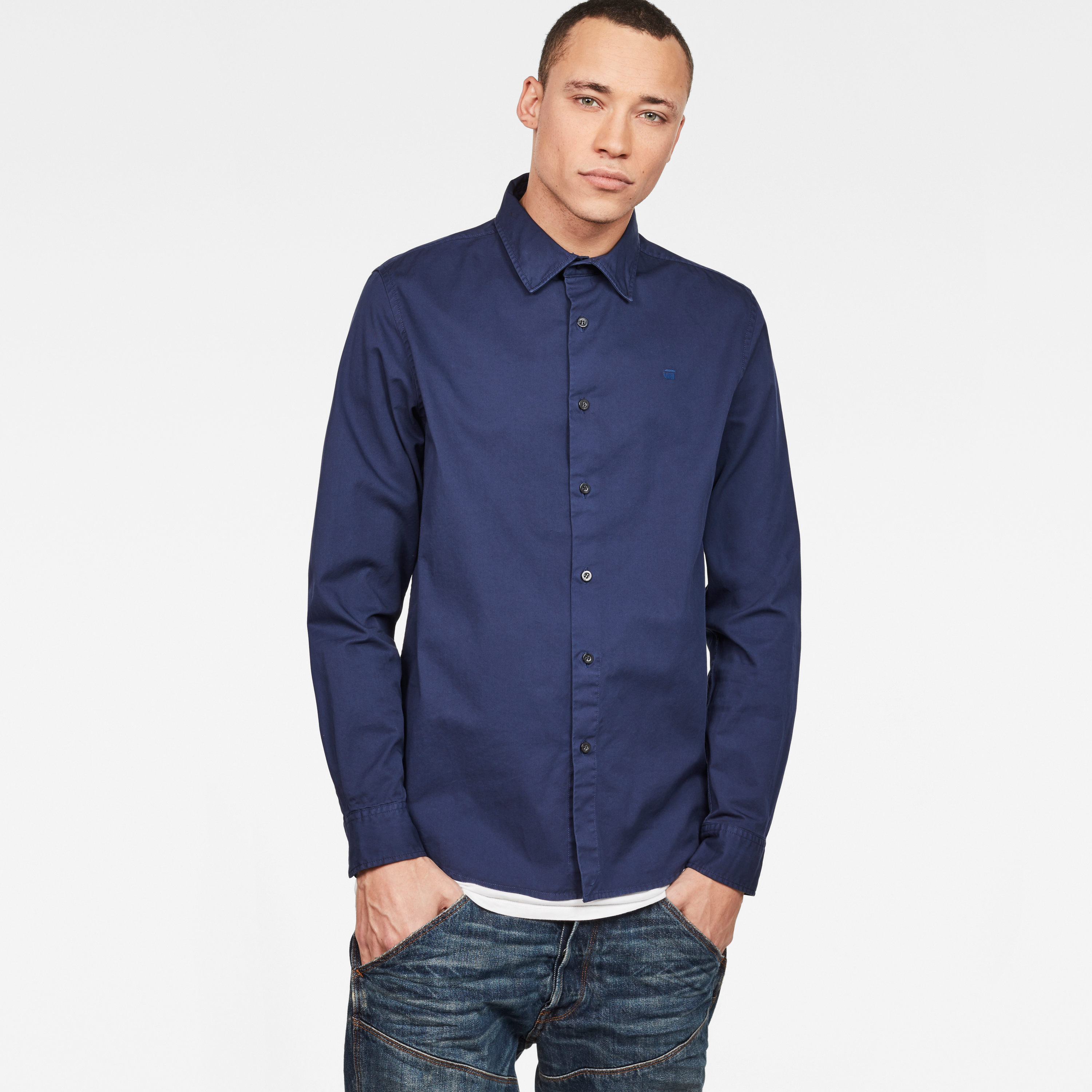 G-STAR Shirt - Core Straight Dark Blue