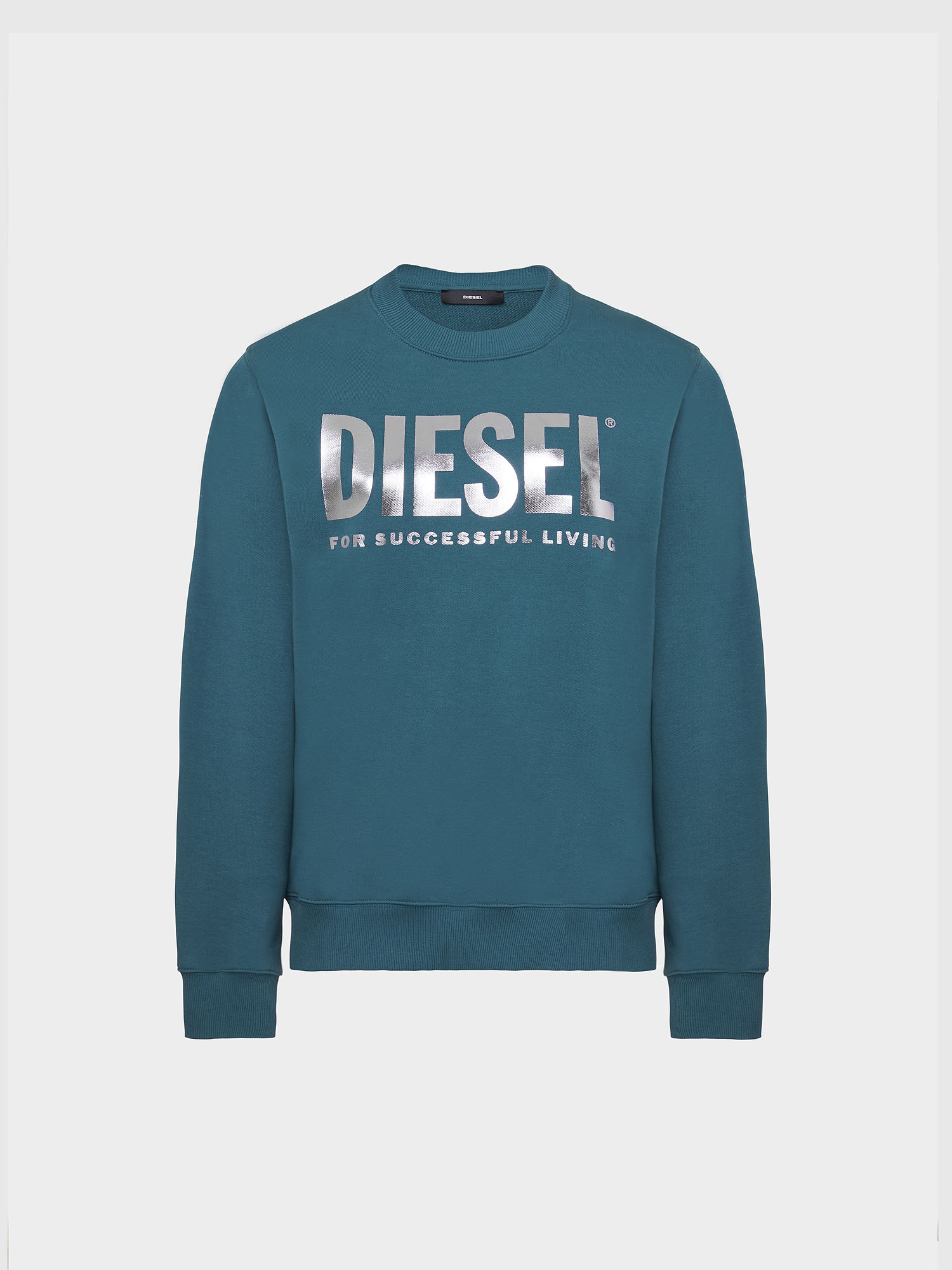 Diesel Sweatshirt - FANG SWEATSHIRT blue-green