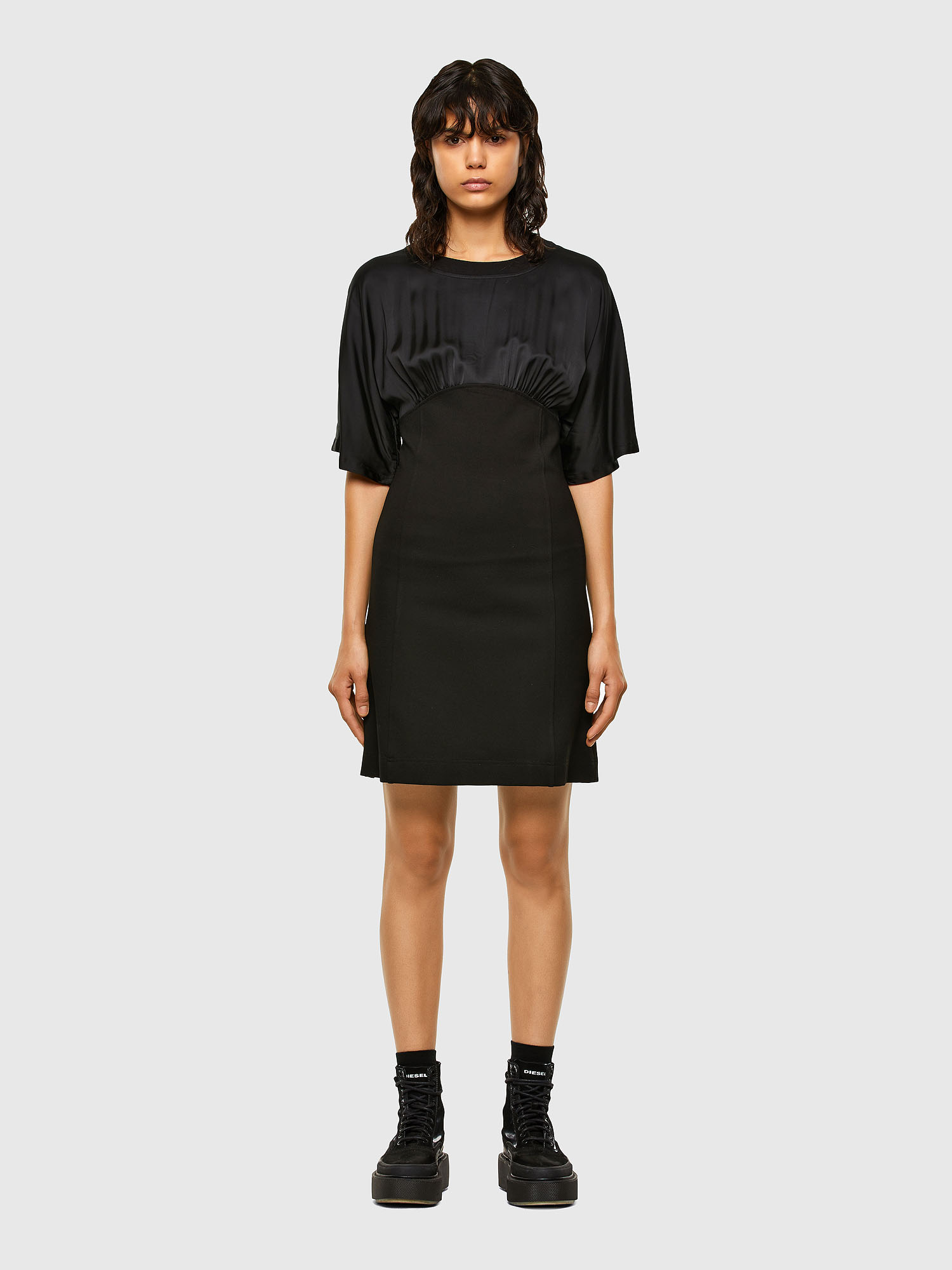 Diesel Dress - DSTAR Black With High Waist