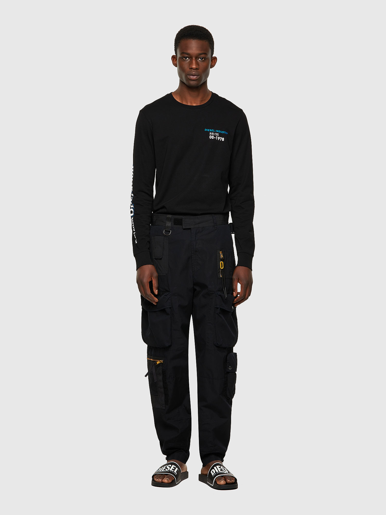 Diesel Trousers - PGAGE TROUSERS black