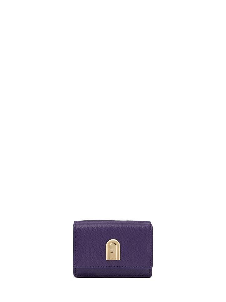 Wallet - FURLA 1927 S COMPACT WALLET TRIFOLD purple