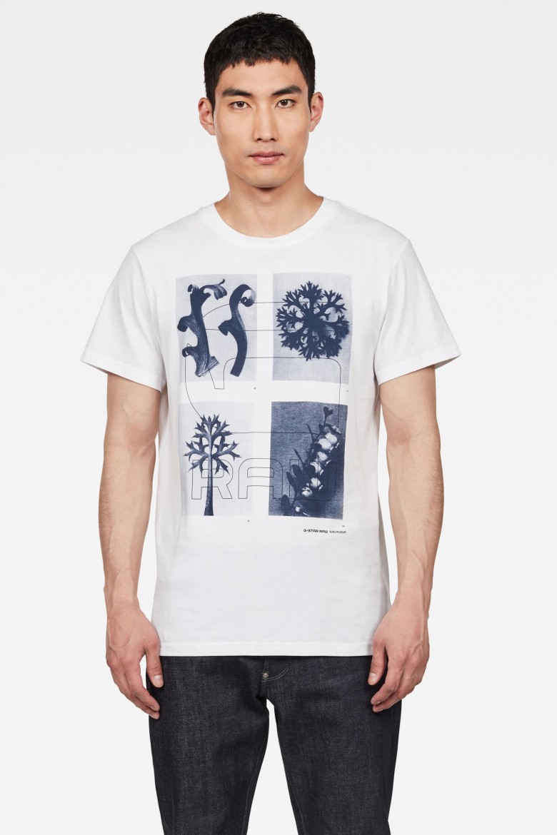 G-STAR T-shirt - Rijks Graphic R T Ss White