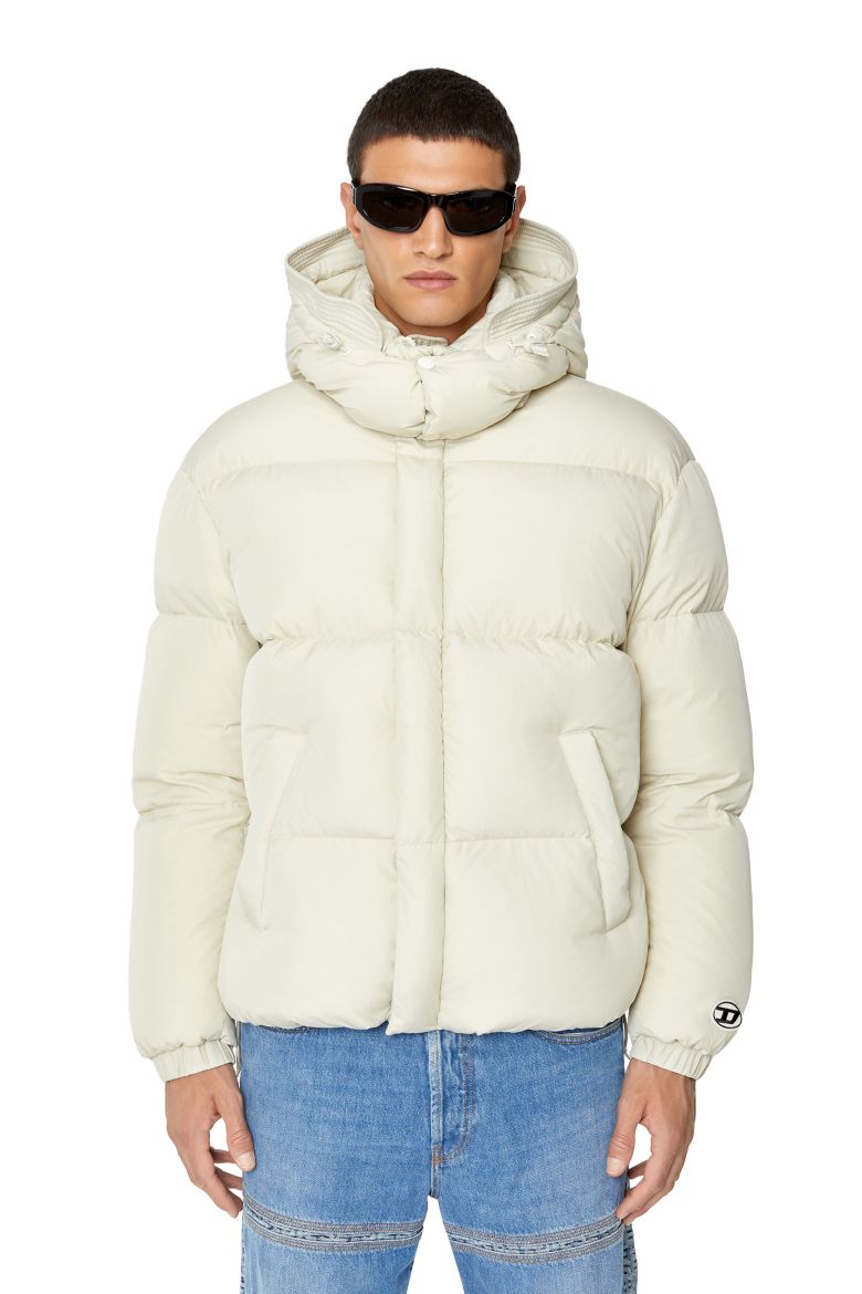 Diesel Jacket - W-ROLF-NW JACKET White