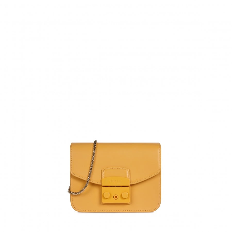 Furla Handbag - METROPOLIS MINI CROSSBODY yellow