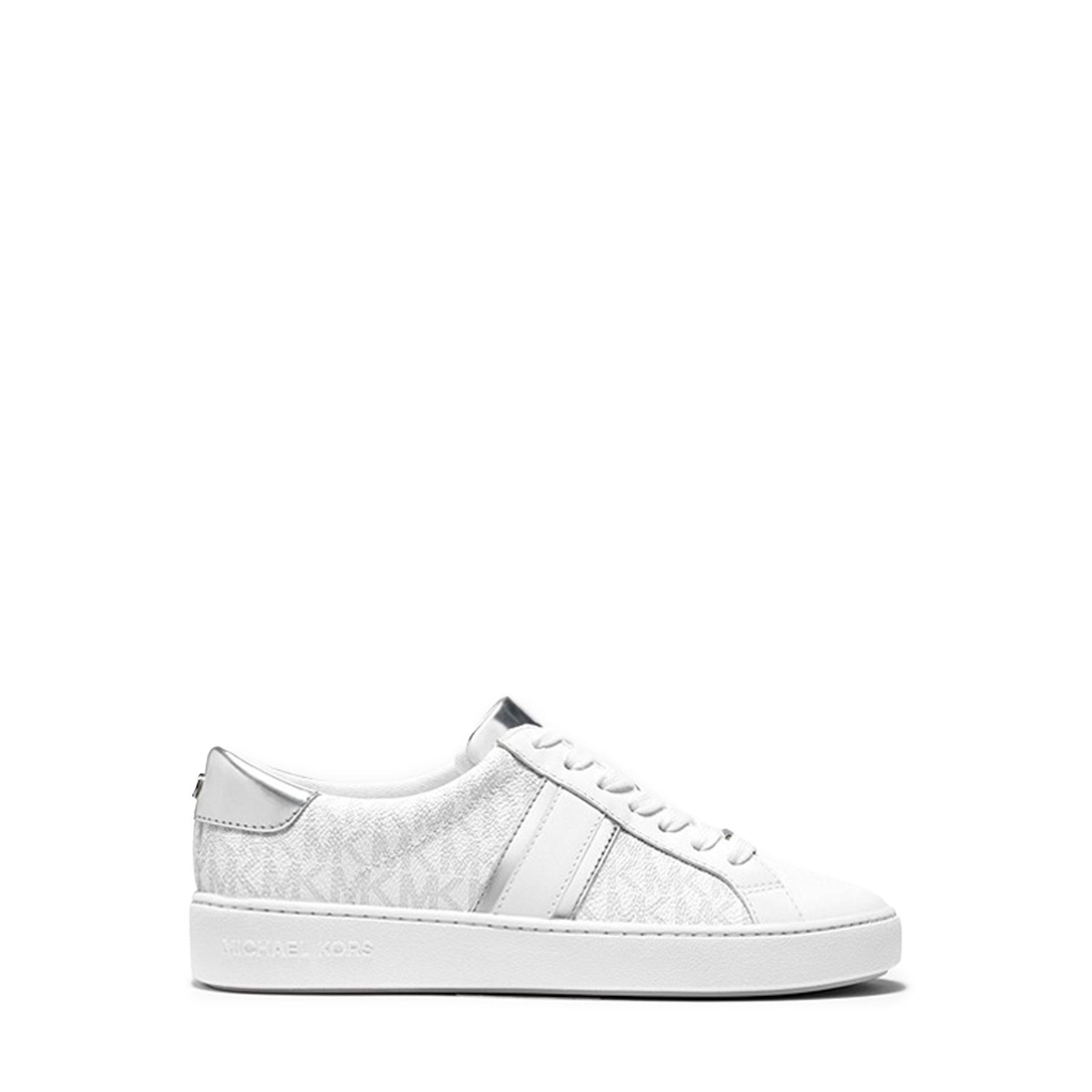 Michael Kors Sneakers - IRVING STRIPE LACE UP white