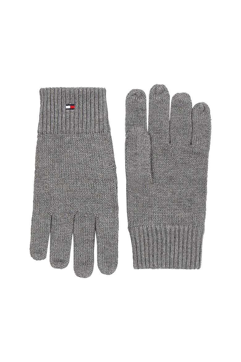 Tommy Hilfiger Gloves - ESSENTIAL FLAG KNITTED GLOVES grey