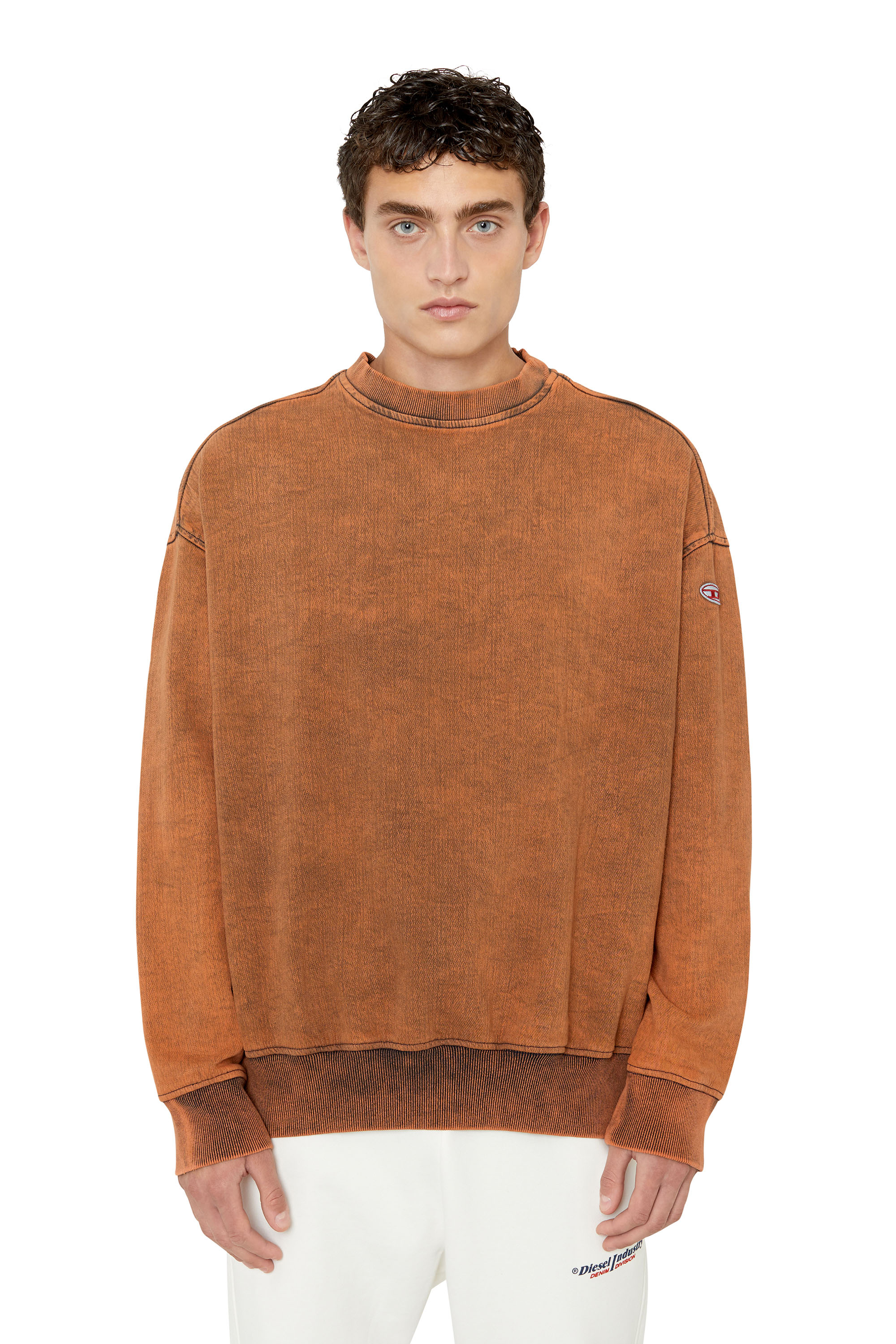 Diesel Sweatshirt - D-KRIB-NE SWEAT-SHIRT orange