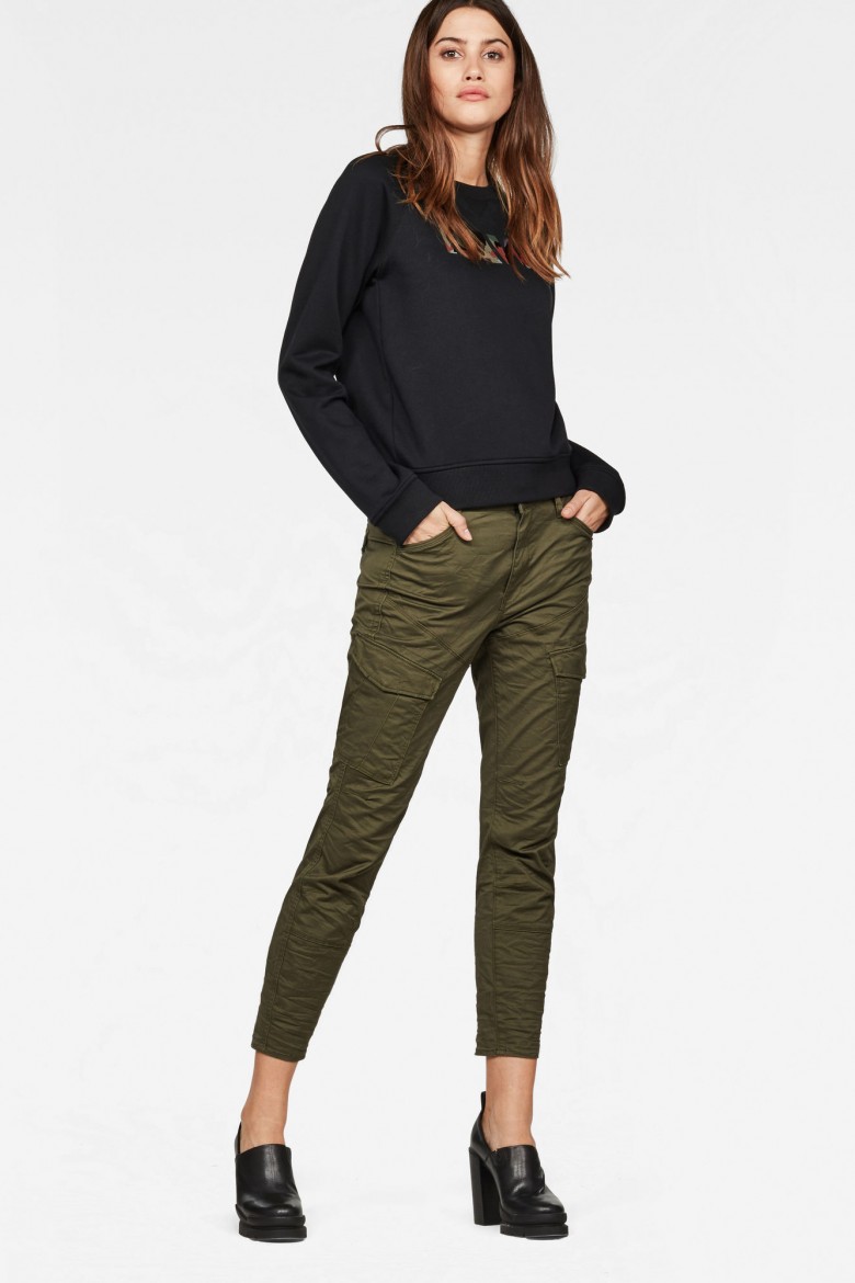 Pants - G-STAR Rovic Mid Skinny Wmn Dark Olive