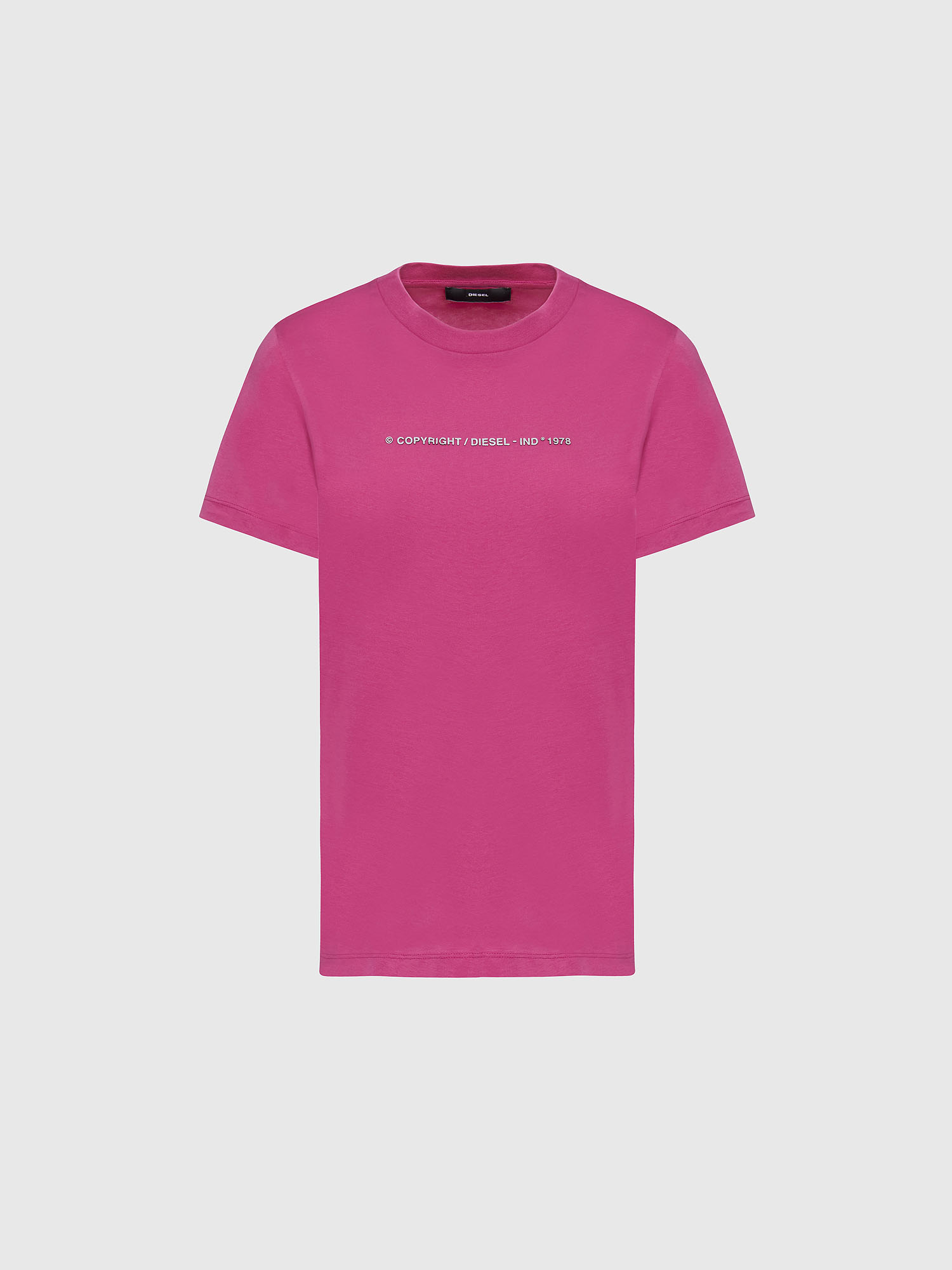 Diesel T-shirt - TSILYCOPY TSHIRT Dark Pink