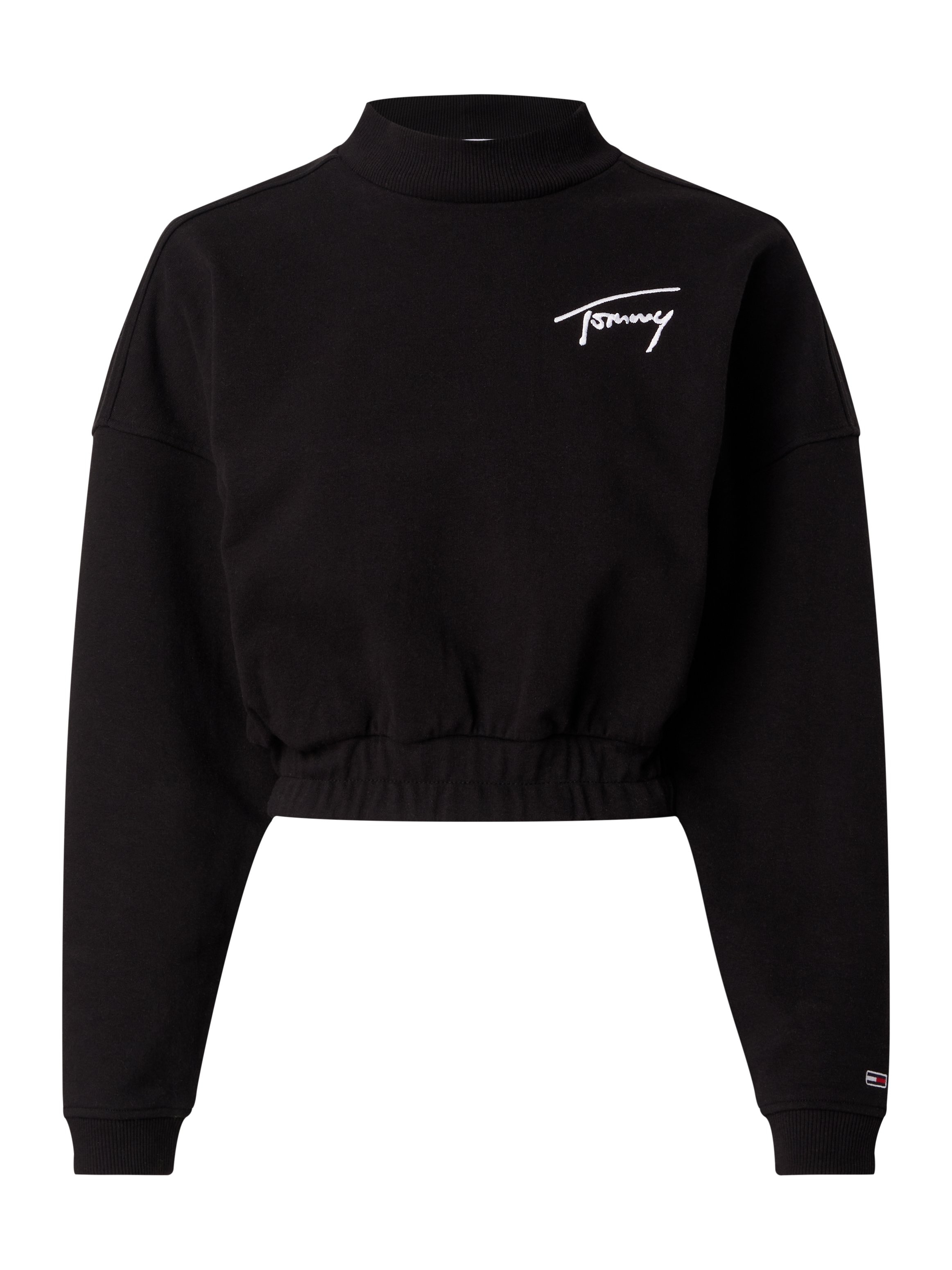 Tommy Jeans Sweatshirt - TJW BXY CROP SIGNATU black