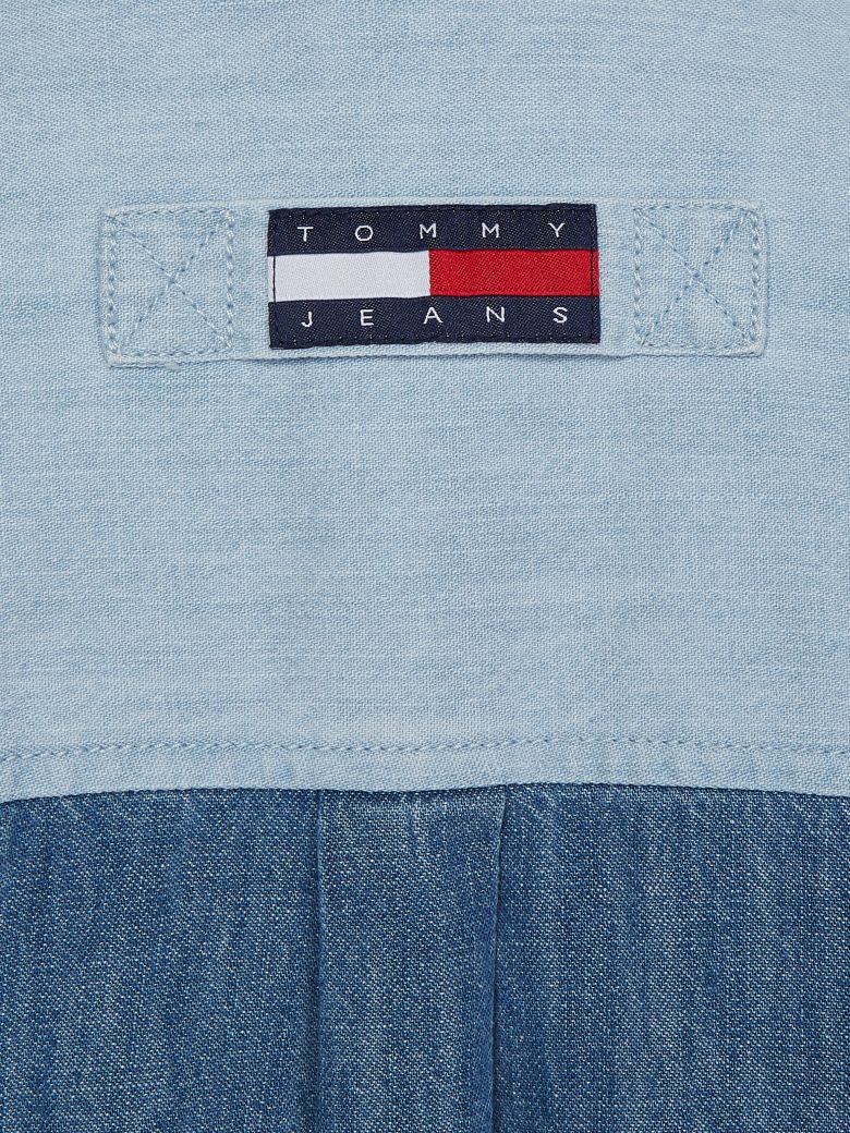 Tommy Jeans Dress - TJW ARCHIVE DENIM SHIRT DRESS blue