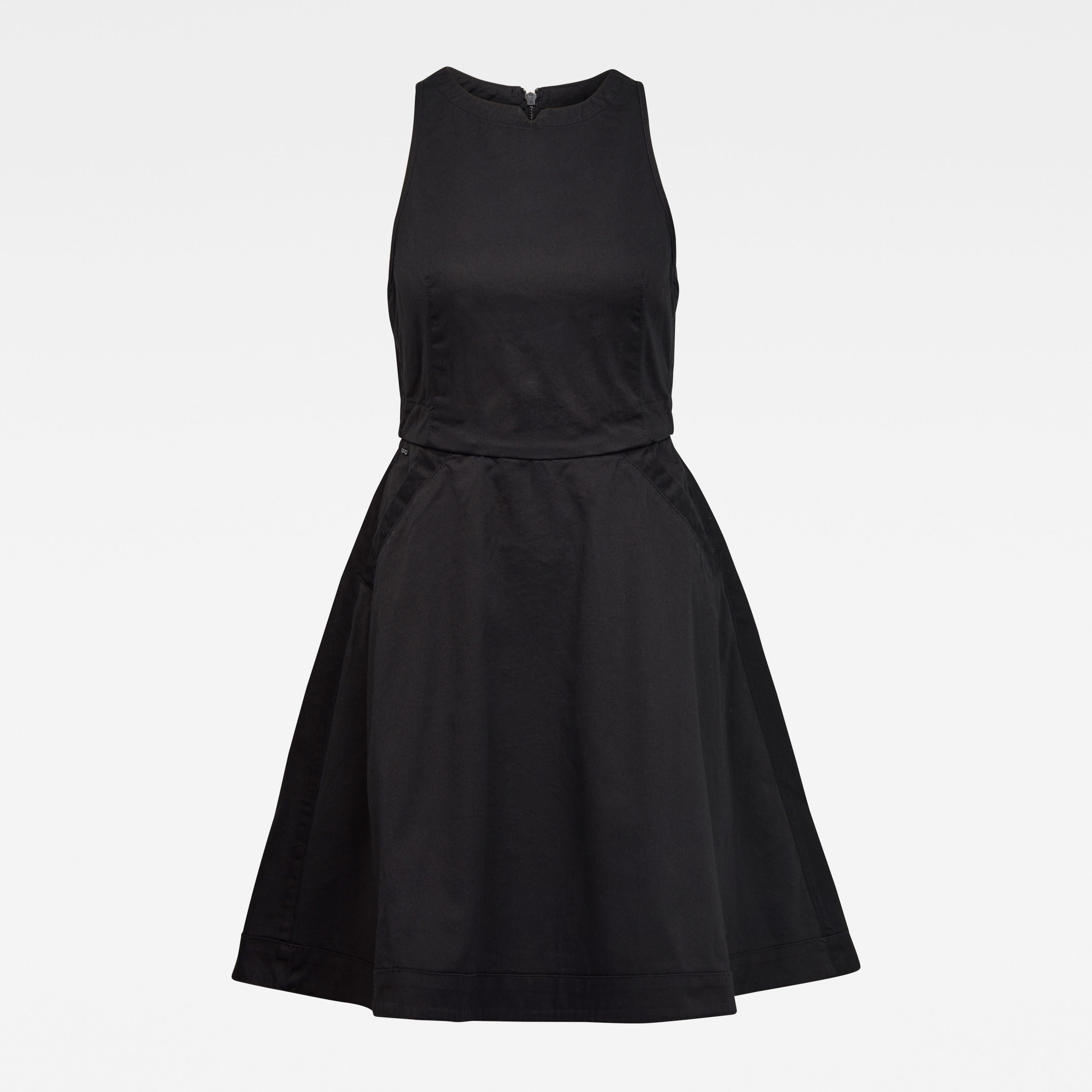 G-STAR Dress - Core fit and flare dress s\less black