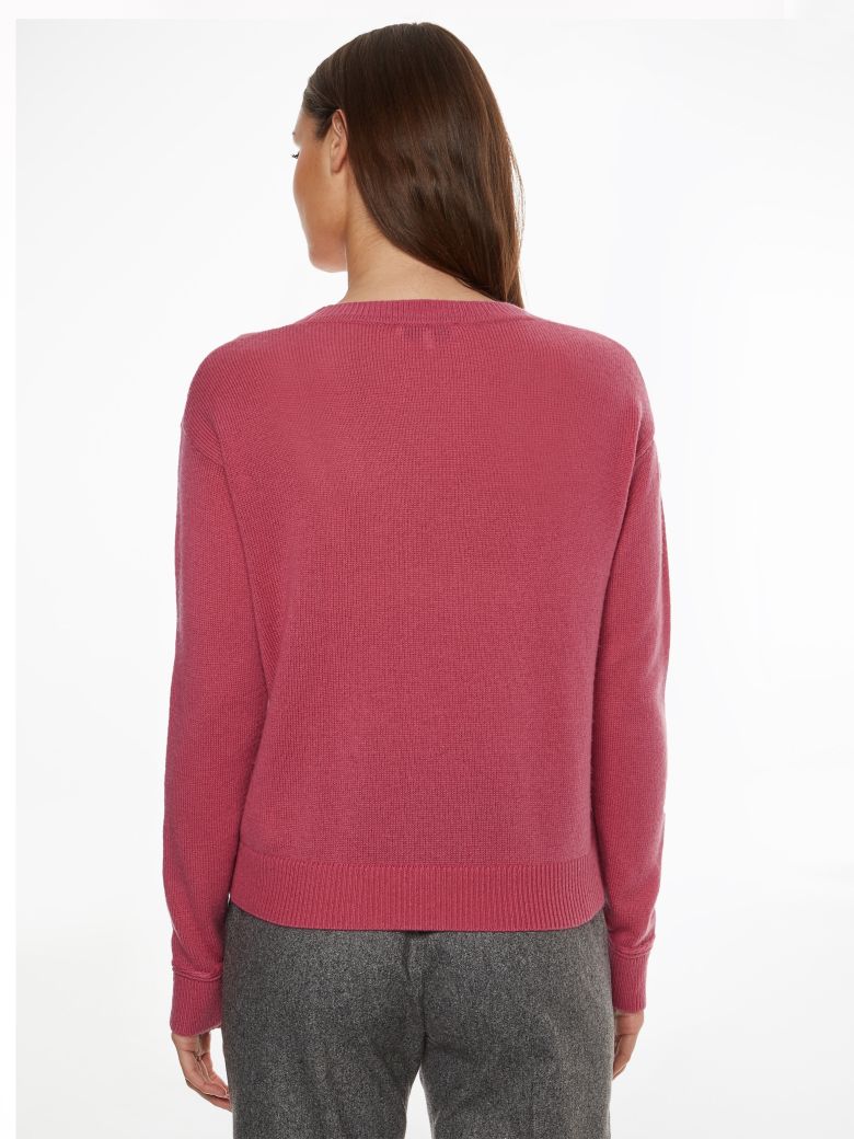 Tommy Hilfiger Sweater - SOFTWOOL C-NK SWEATER pink
