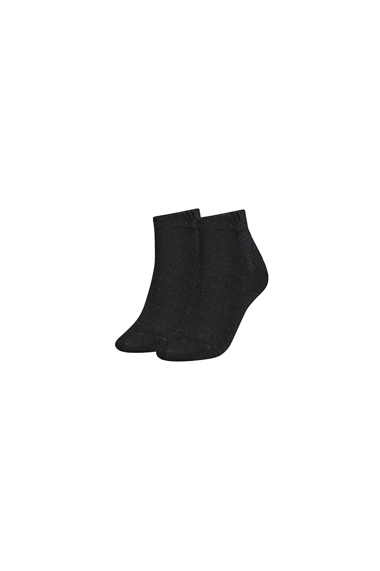 Tommy Hilfiger Socks - TH WOMEN SNEAKER 2P LUREX black