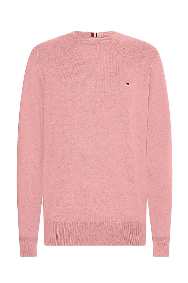 Tommy Hilfiger Sweater - PIMA ORG CTN CASHMERE CREW NECK pink