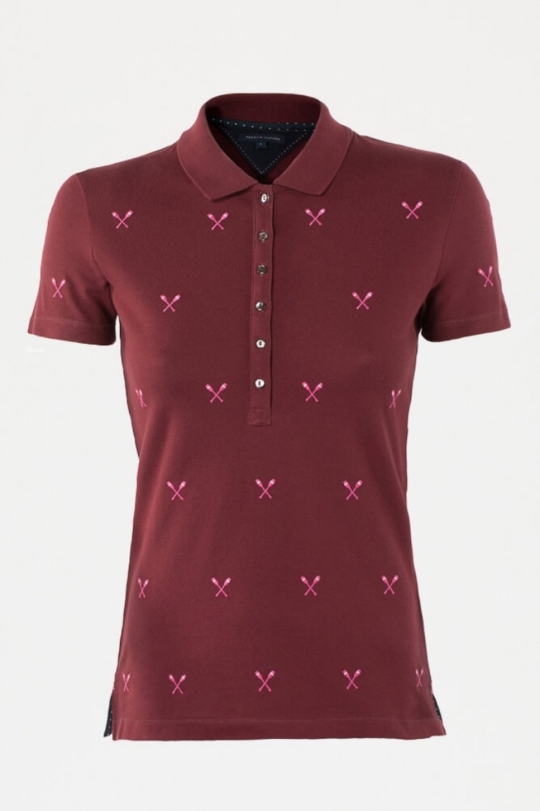 Tommy Hilfiger Polo Shirt - PANDO POLO SS Red