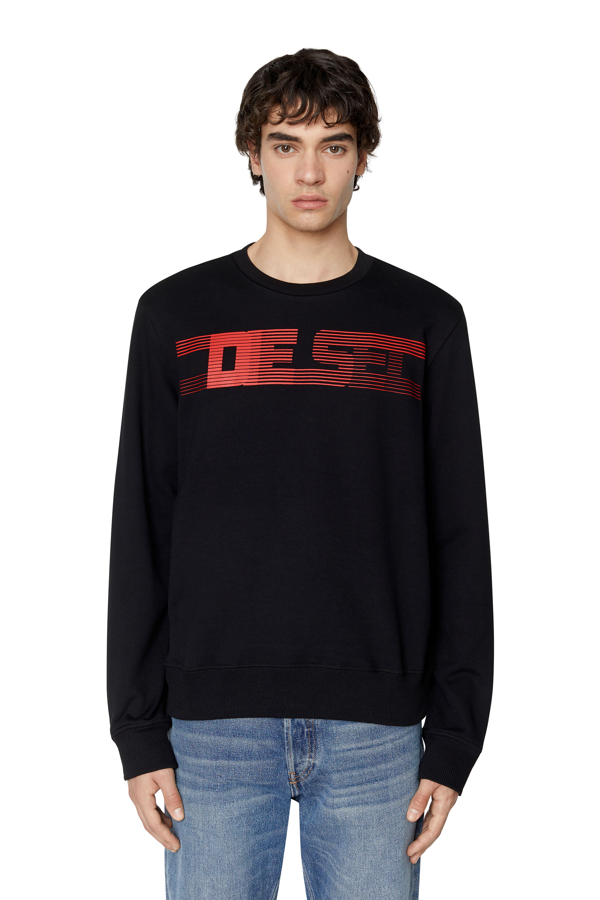 Diesel Sweatshirt - S-GINN-E3 SWEAT-SHIRT Black