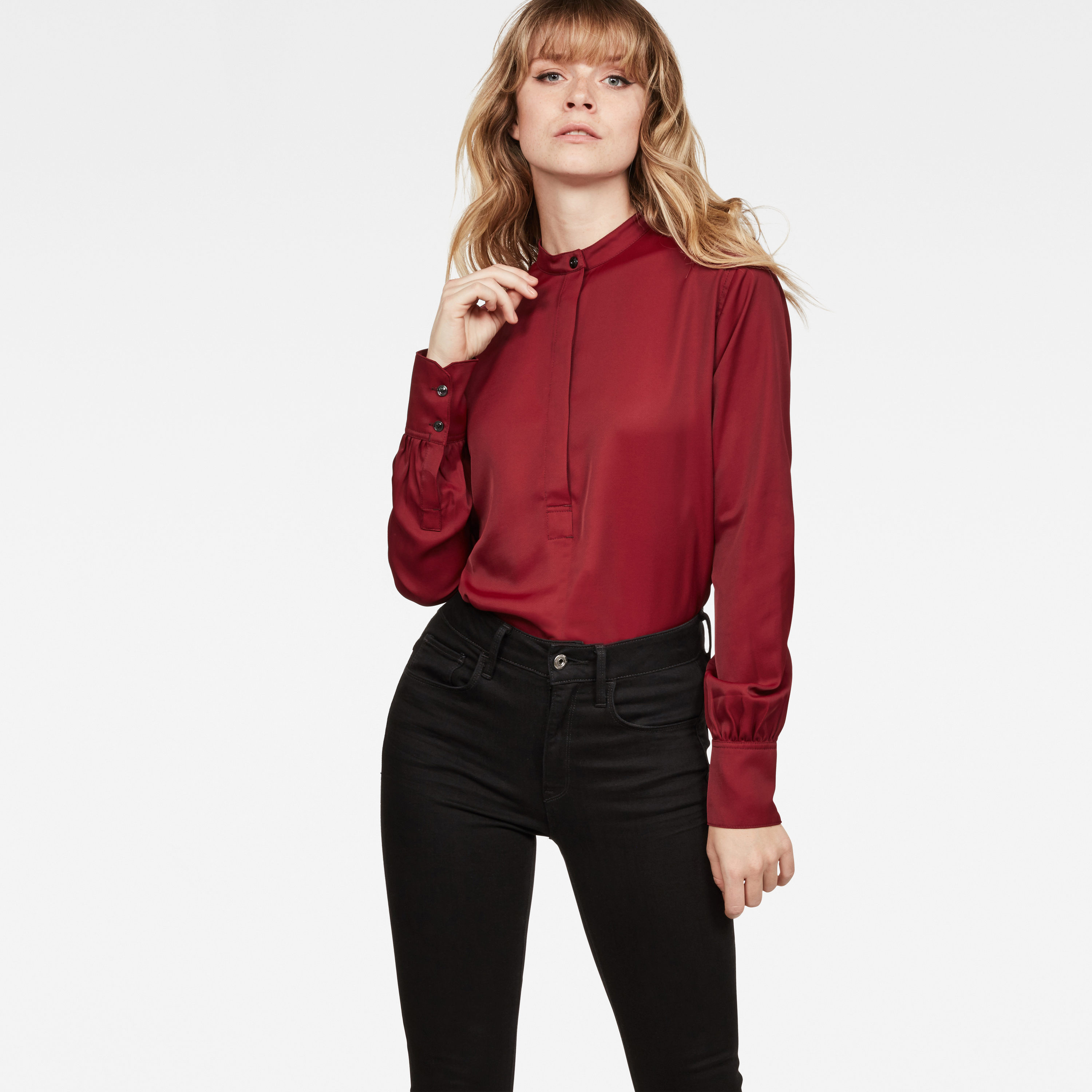 Shirt - G-STAR Road Shirt Wmn Ls Red