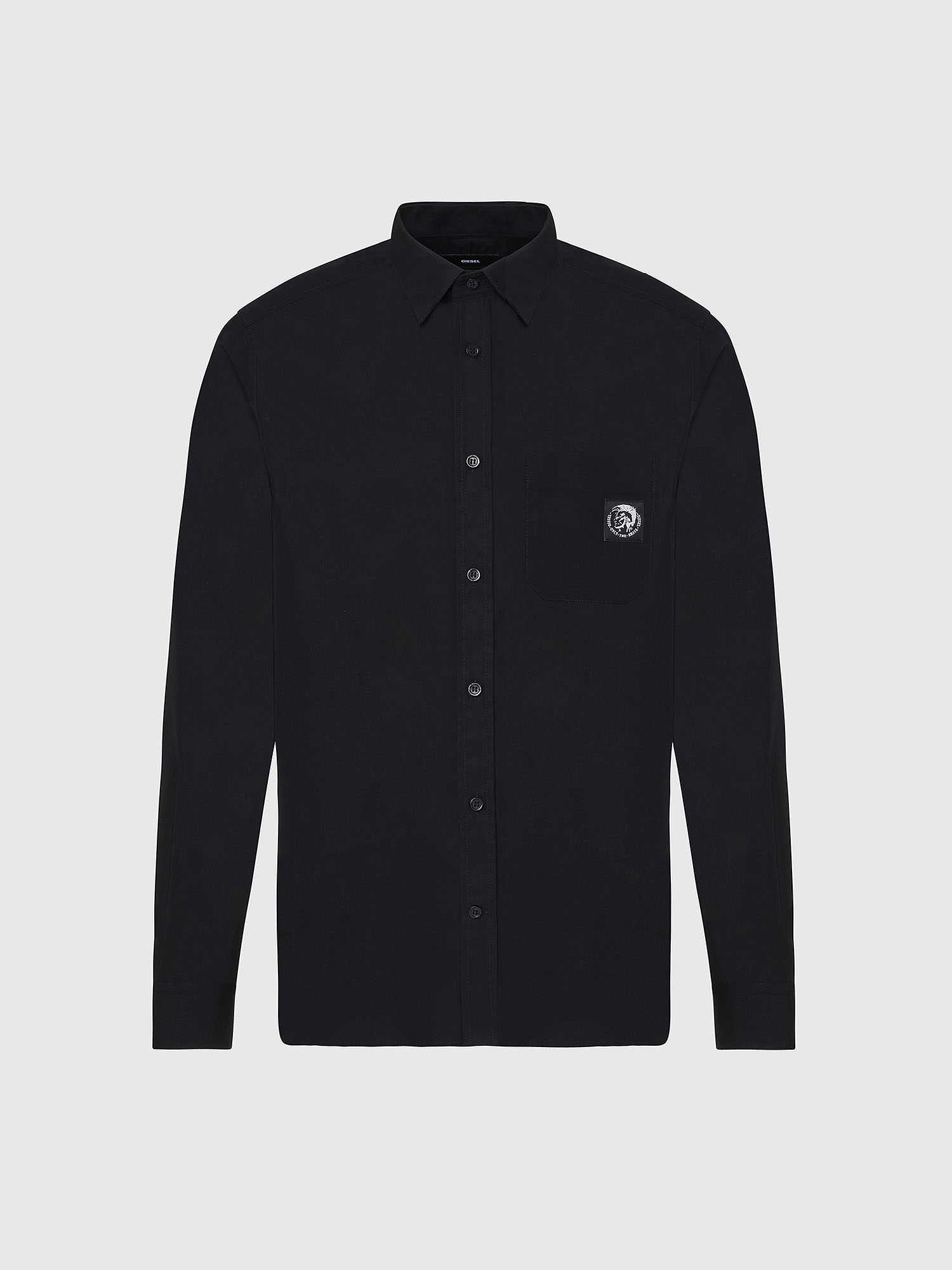 Diesel Shirt - SBILLPOCKET SHIRT Black