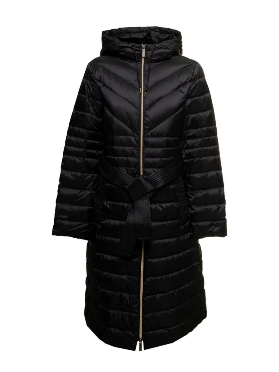 Michael Kors Jacket - LONG FITTED PUFFER black