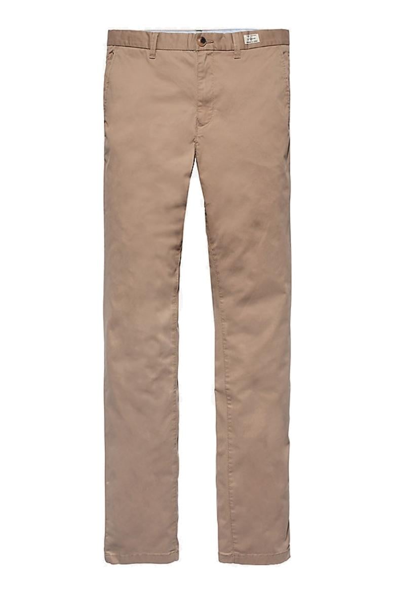 Trousers - TOMMY HILFIGER CORE DENTON STRAIGHT CHINO brown