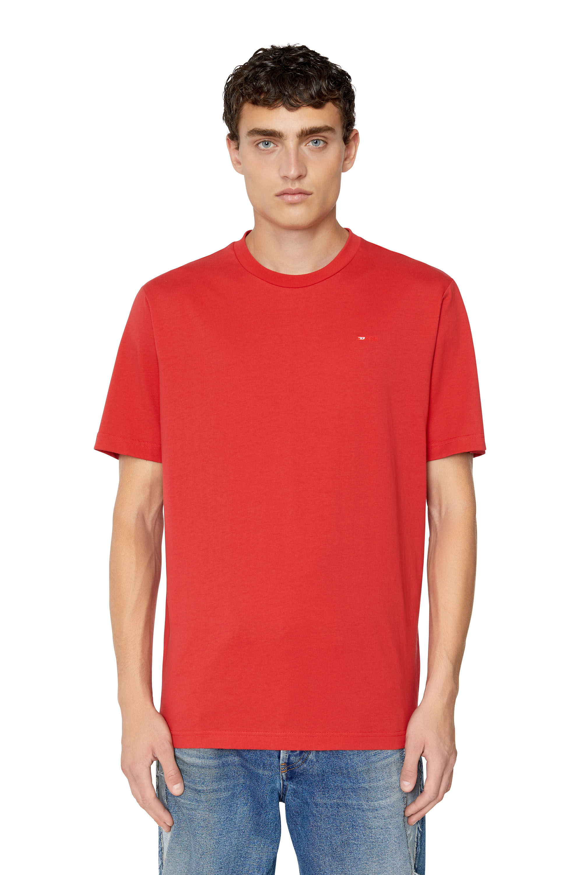 Diesel T-shirt - T-JUST-MICRODIV T-SHIRT Red