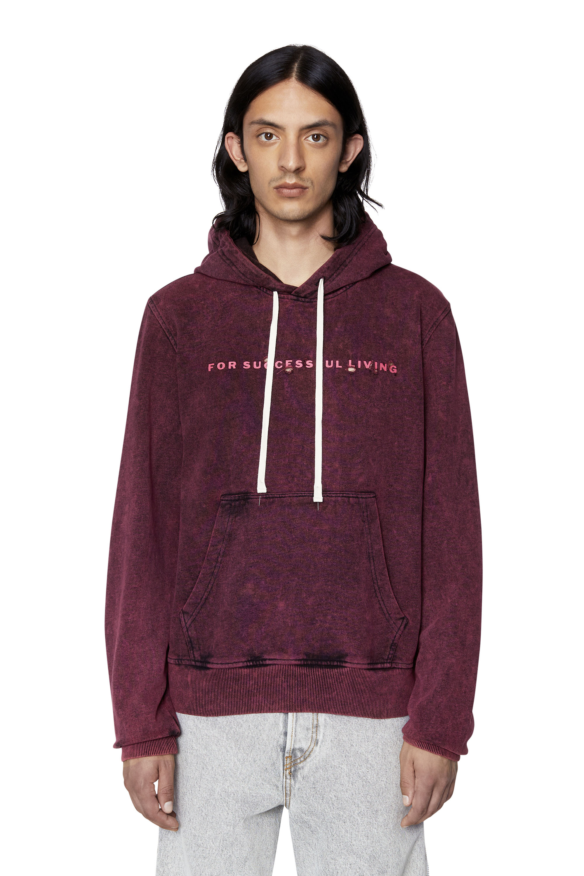 Diesel Sweatshirt - S-GINN-HOOD-E1 SWEAT-SHIRT Purple