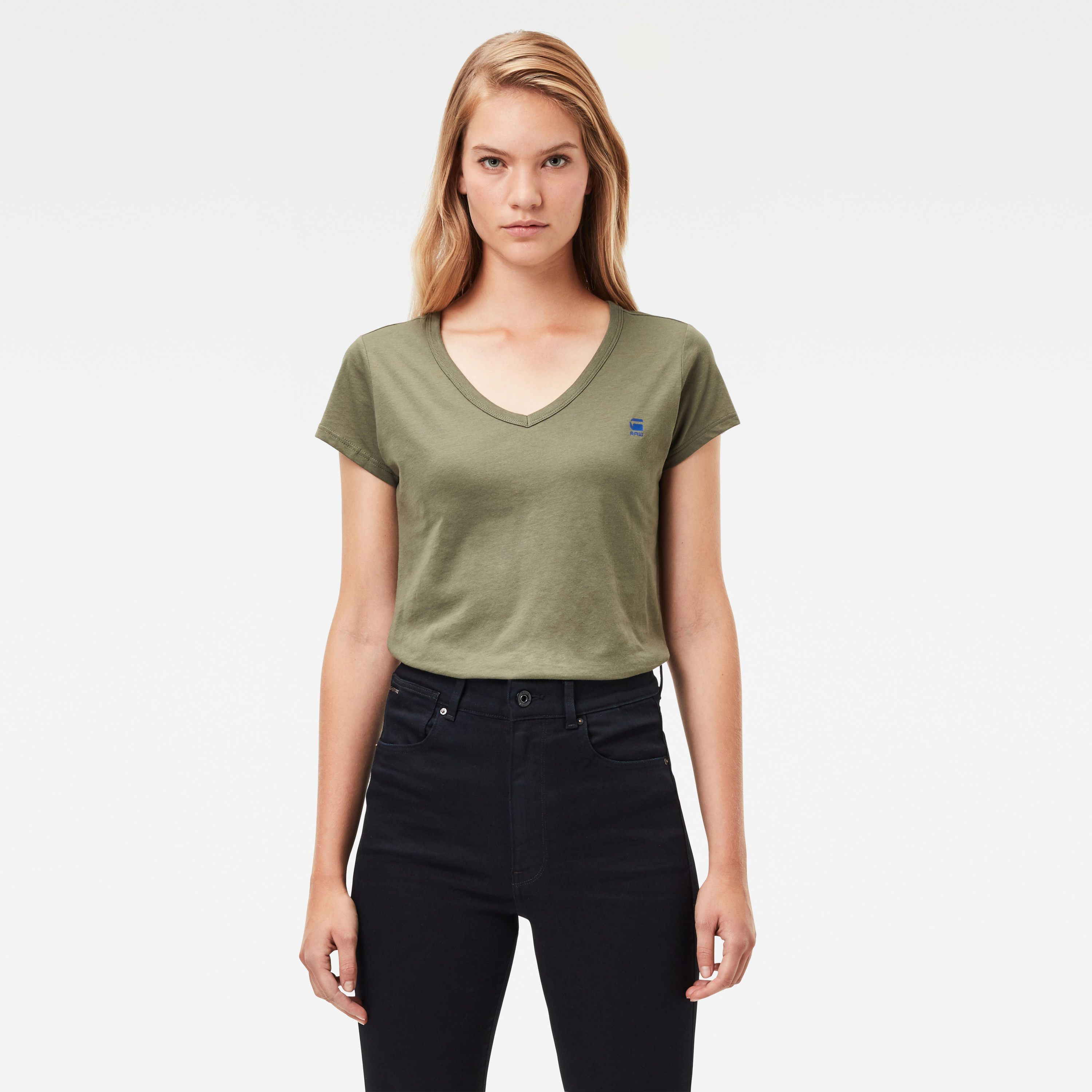 G-STAR T-shirt - Eyben slim v t wmn s\s green