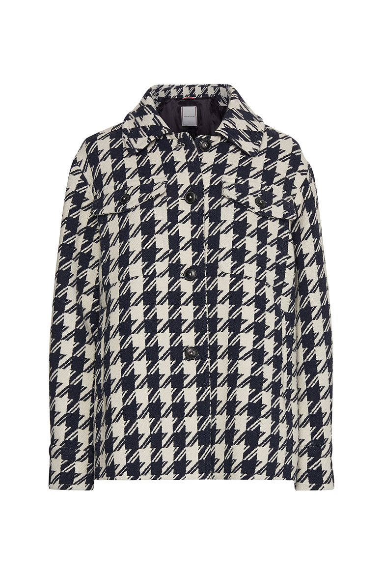 Tommy Hilfiger Jacket - WOOL BLEND HOUNDST OTW SHACKET Patterned