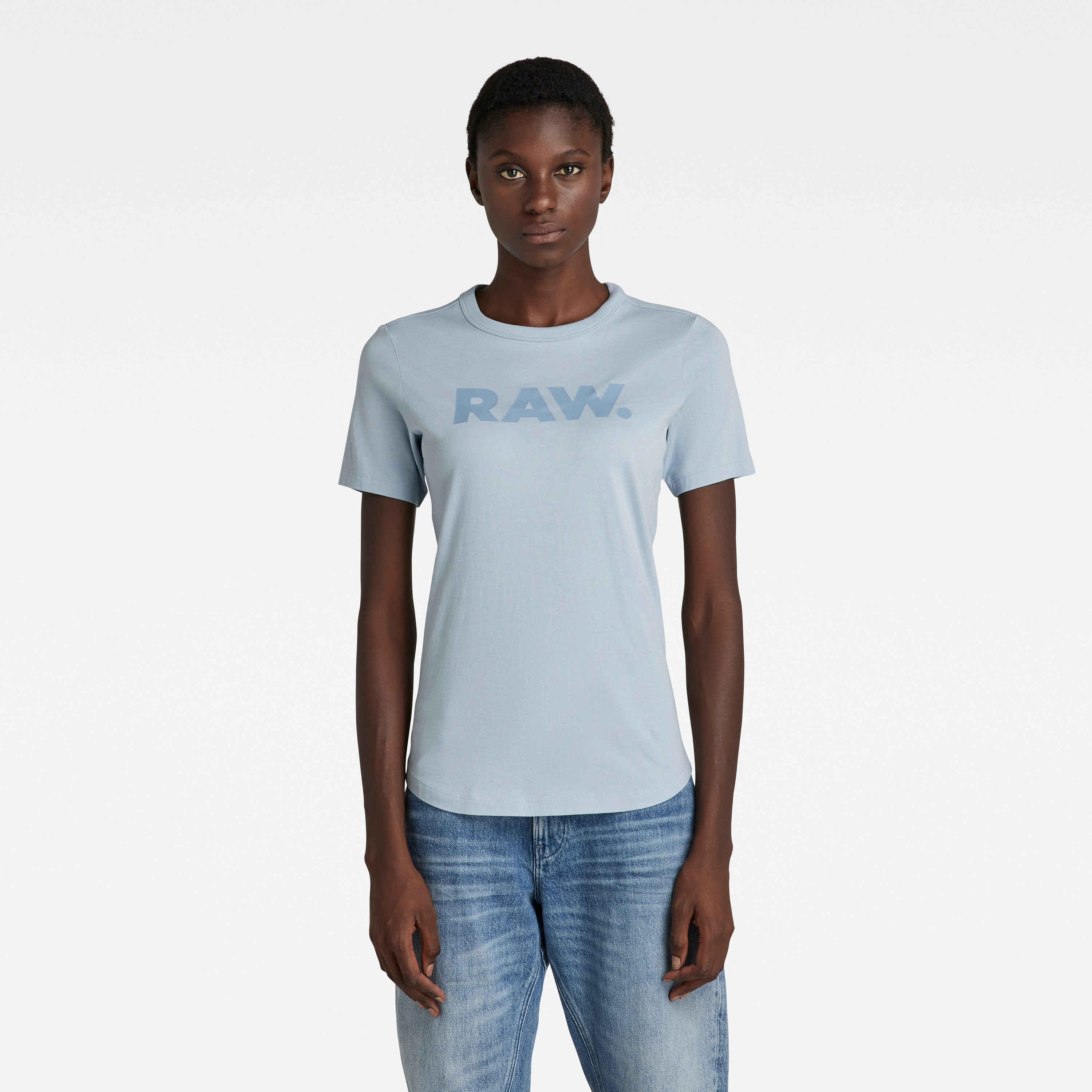 G-STAR T-shirt - RAW. Slim R T WMN Blue