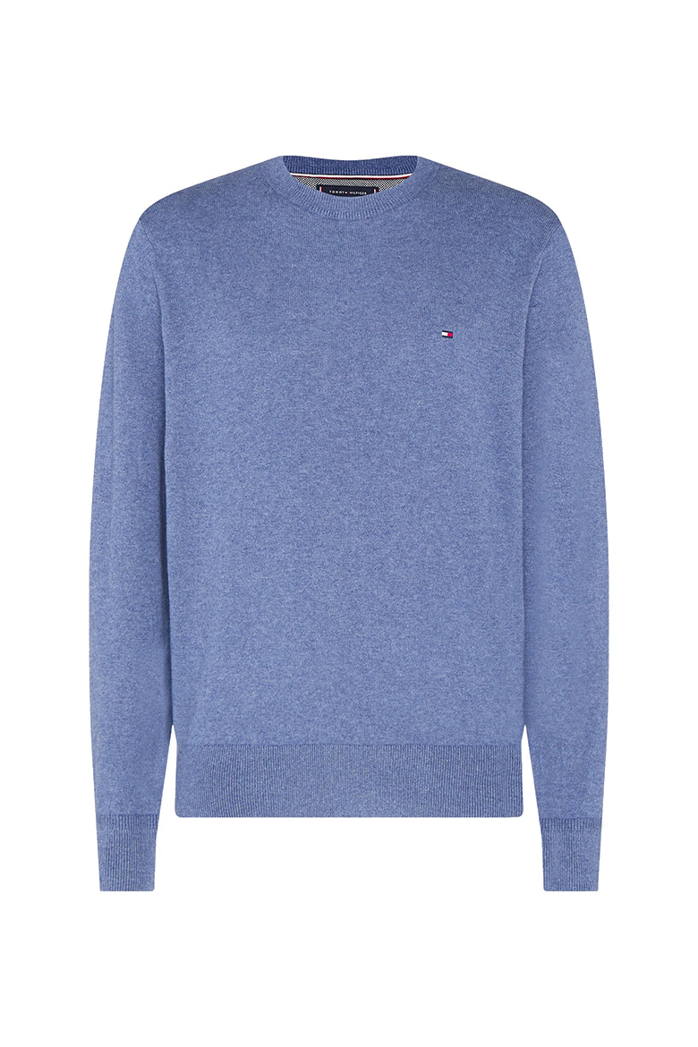 Tommy Hilfiger Sweater - PIMA COTTON CASHMERE CREW NECK blue