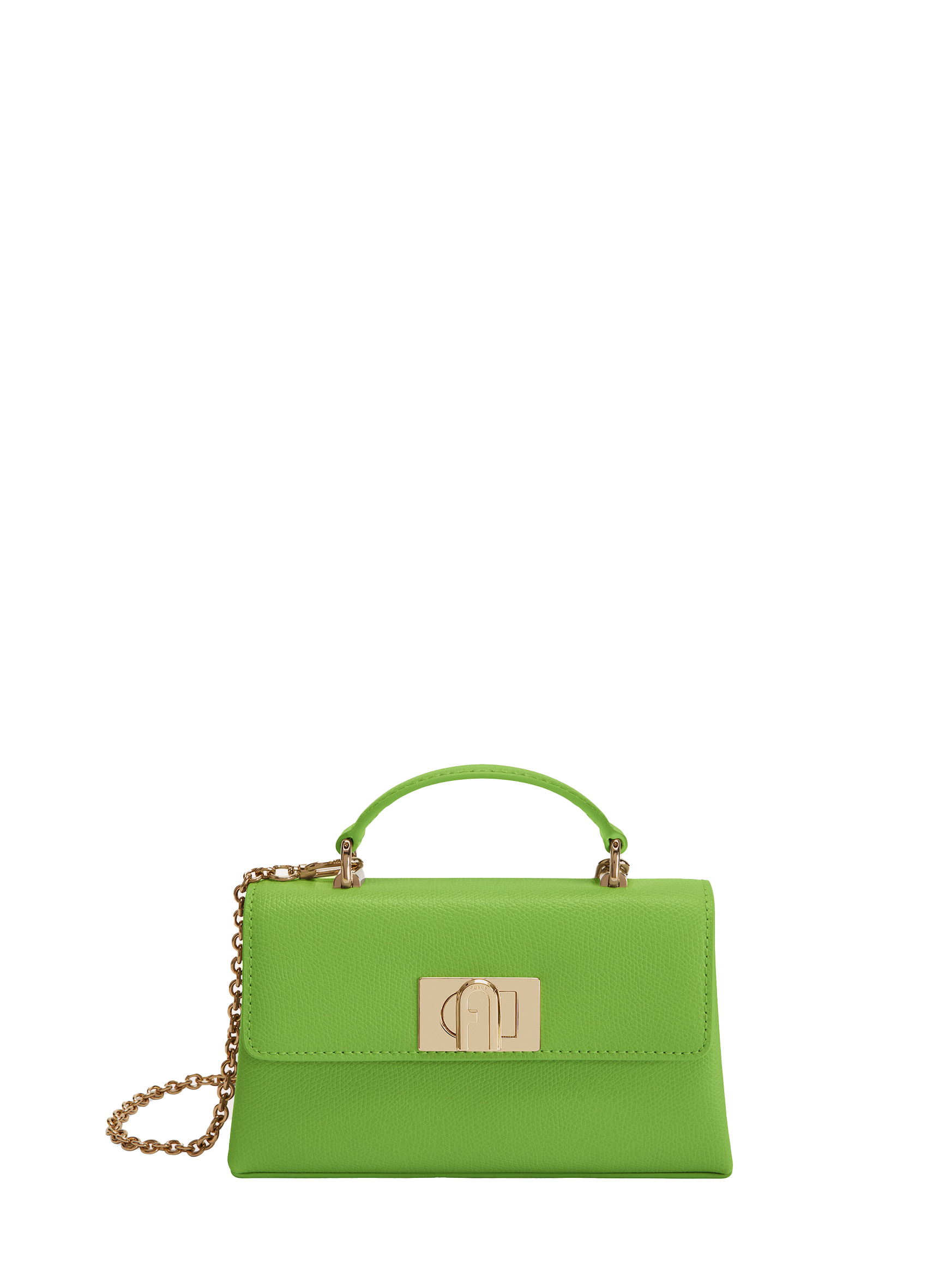 Handbag - FURLA 1927 MINI CROSSBODY TOP HANDLE green