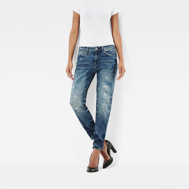 Jeans - G-star Midge Low Boyfriend 7/8 Wmn Blue