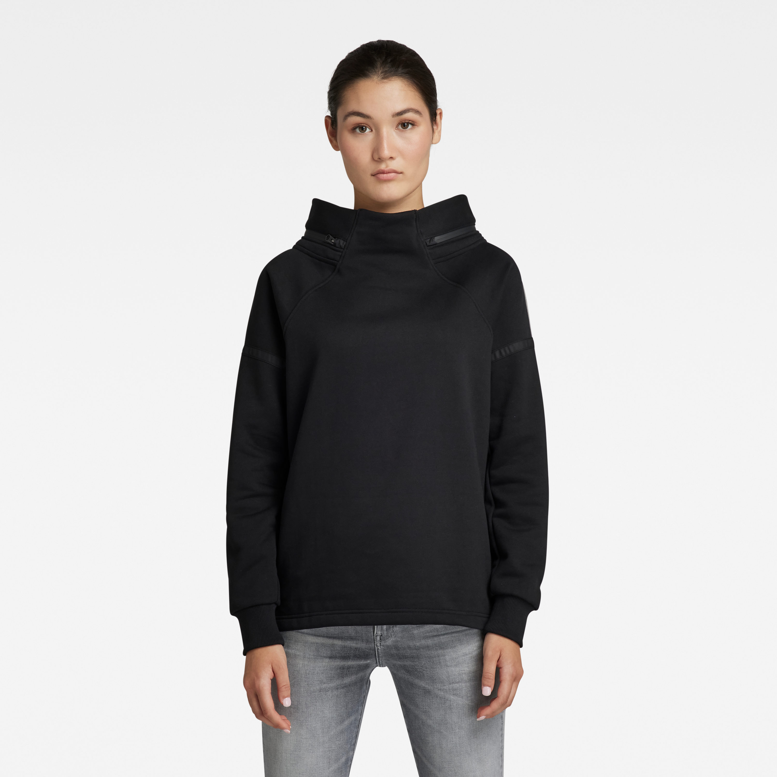 G-STAR Sweatshirt - Heavy sherland sweat r black