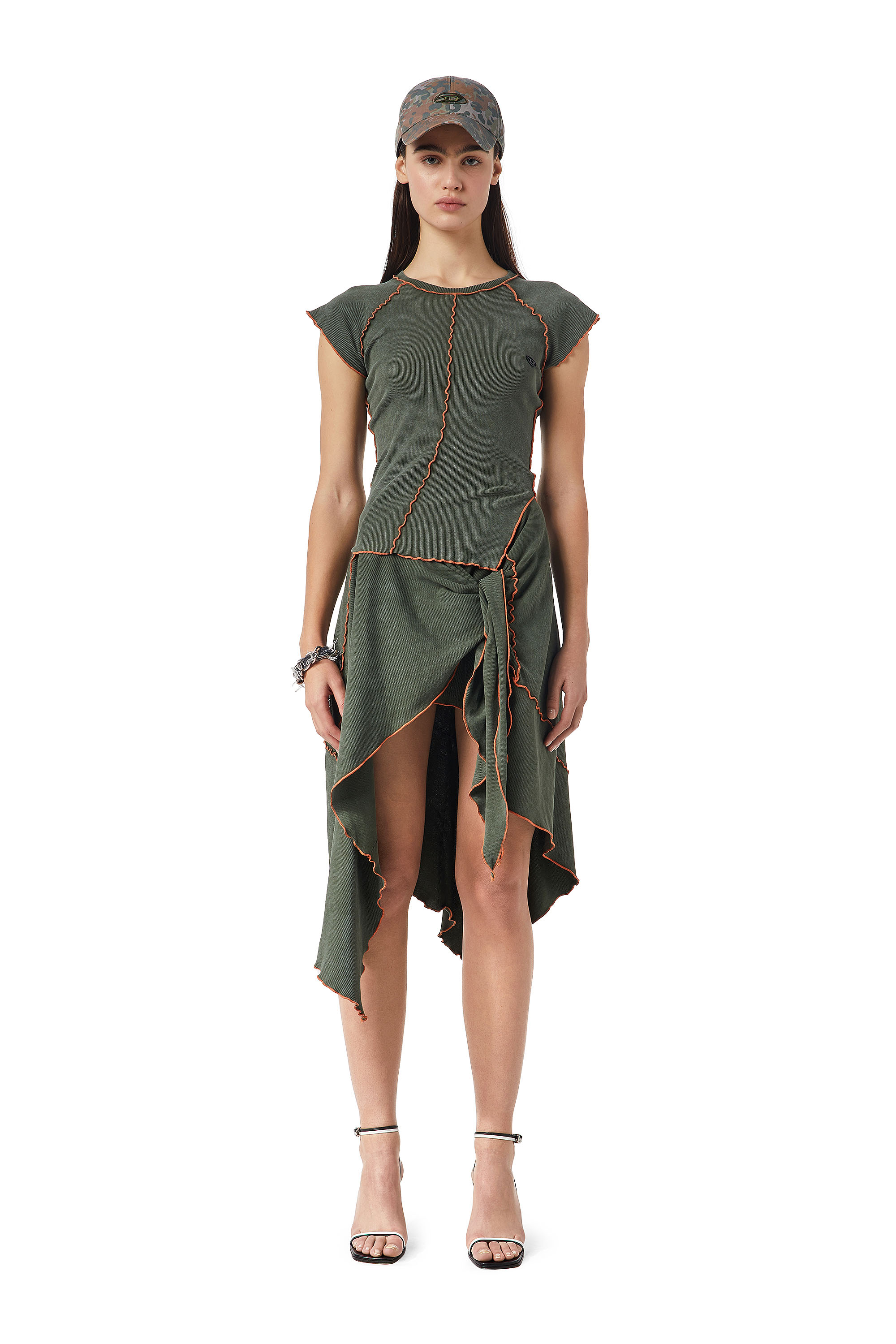 Diesel Dress - D-AVIAR DRESS Green