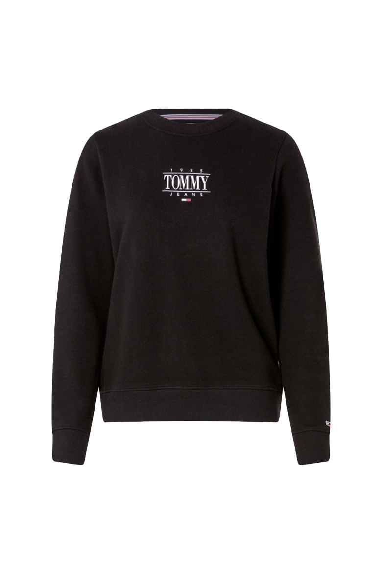 Tommy Jeans Sweatshirt - TJW REG ESSENTIAL LOGO 1 CREW black