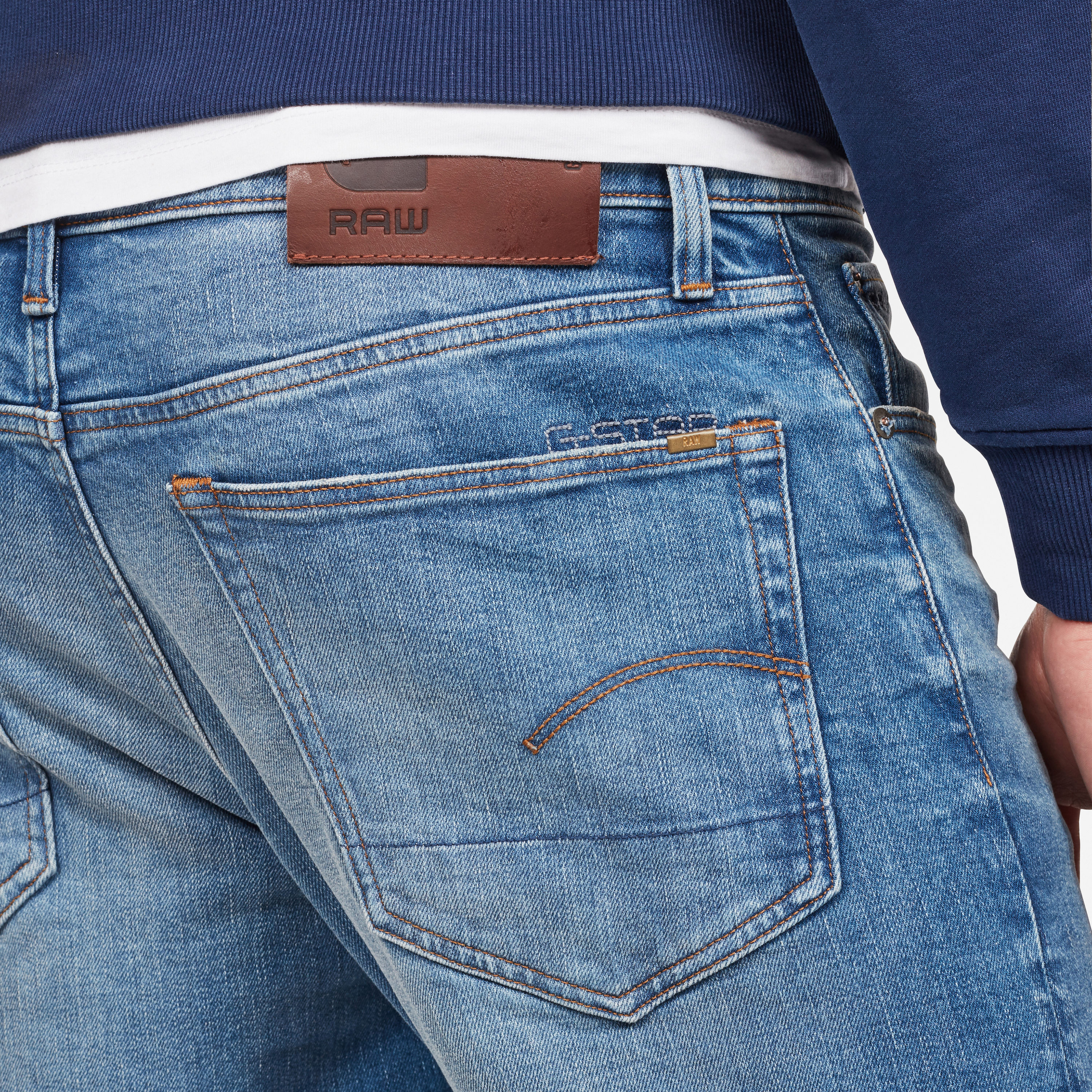 G-STAR Jeans - 3301 Straight Tapered Blue-Grey