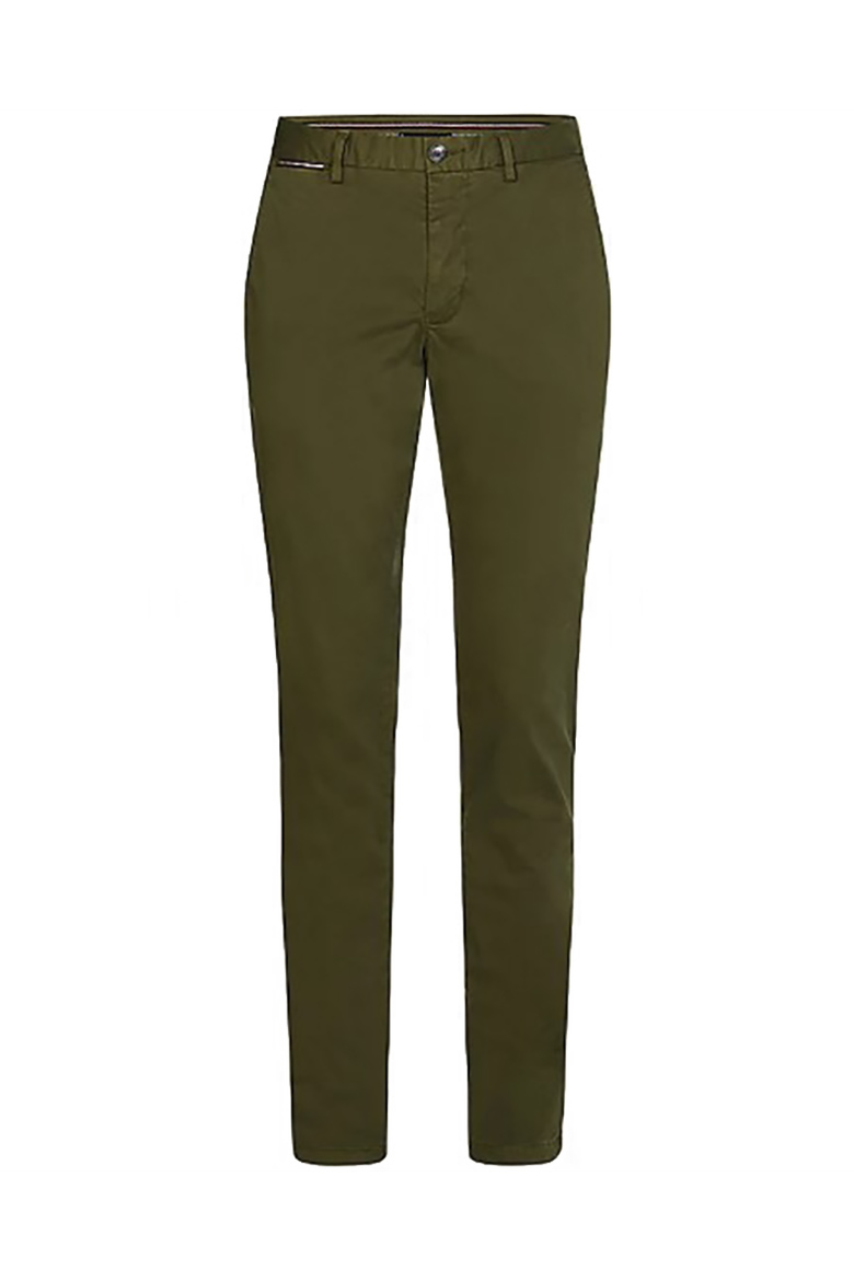 Tommy Hilfiger Trousers - BLEECKER TH FLEX SATIN CHINO GMD green