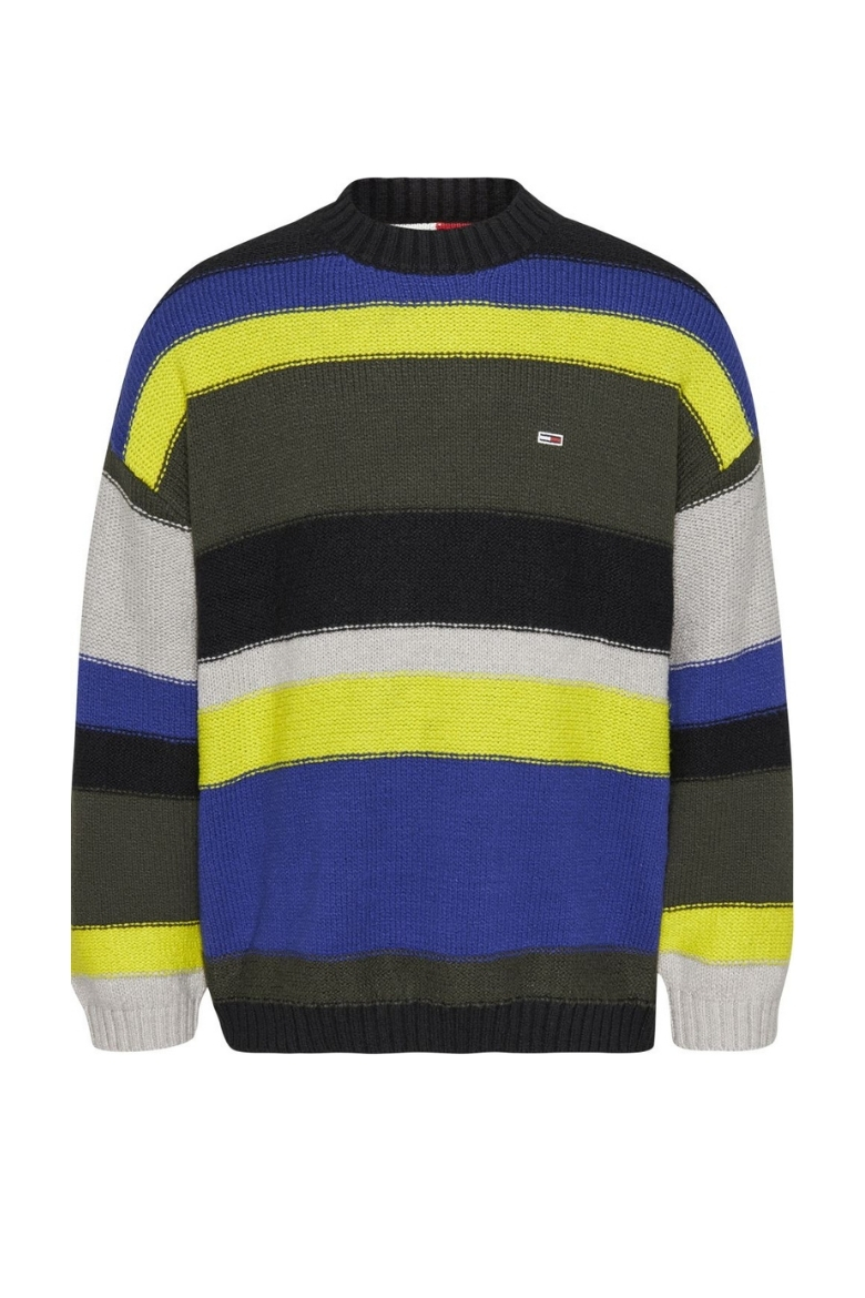 Tommy Jeans Sweater - TJM STRIPE FASHION SWEATER multicolor