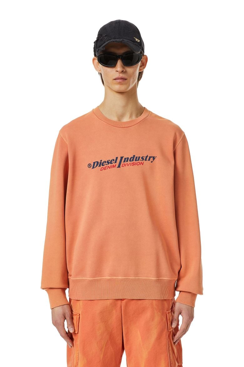 Diesel Sweatshirt - S-GINN-IND SWEAT-SHIRT Orange