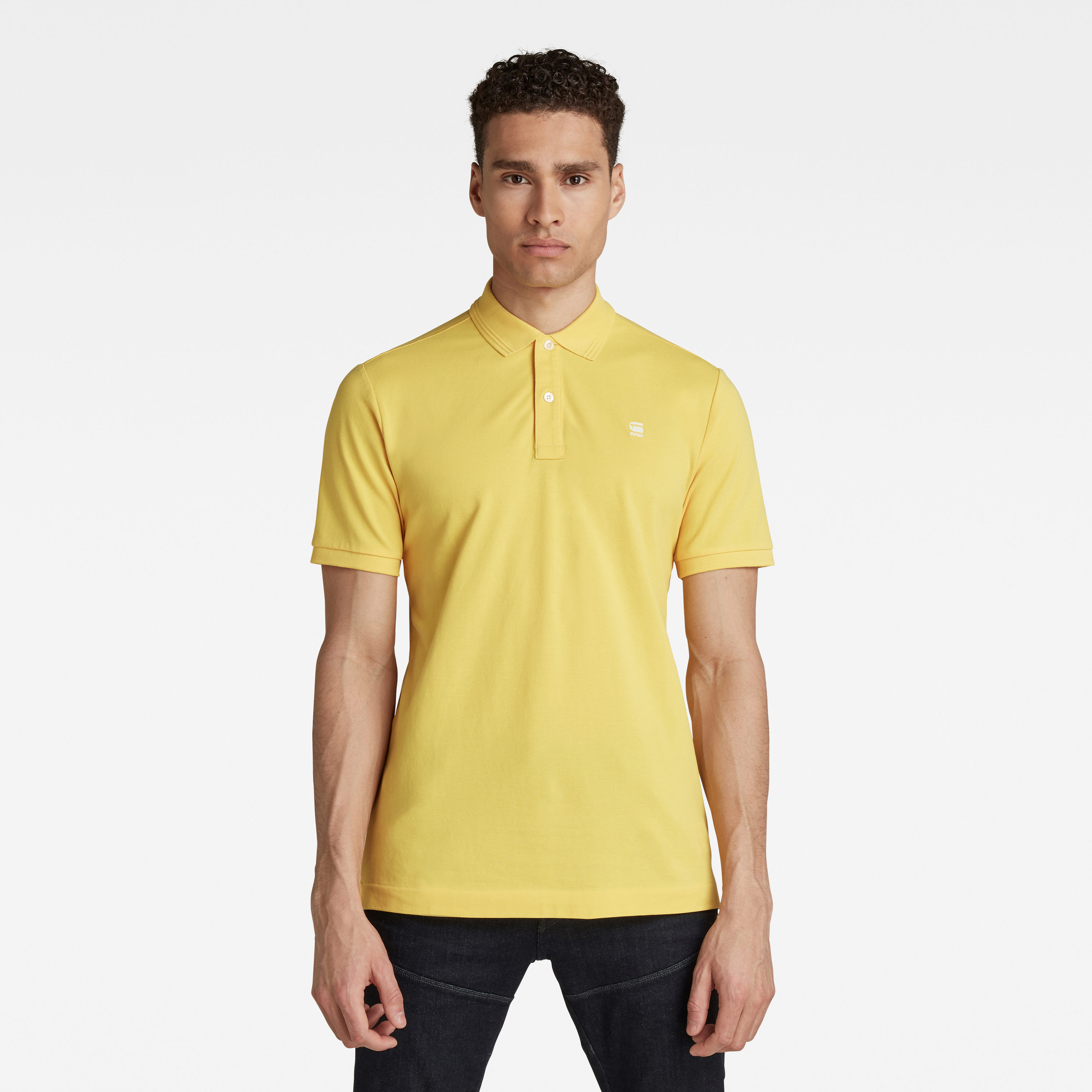 G-STAR Polo T-shirt - Dunda Slim Polo Ss Yellow