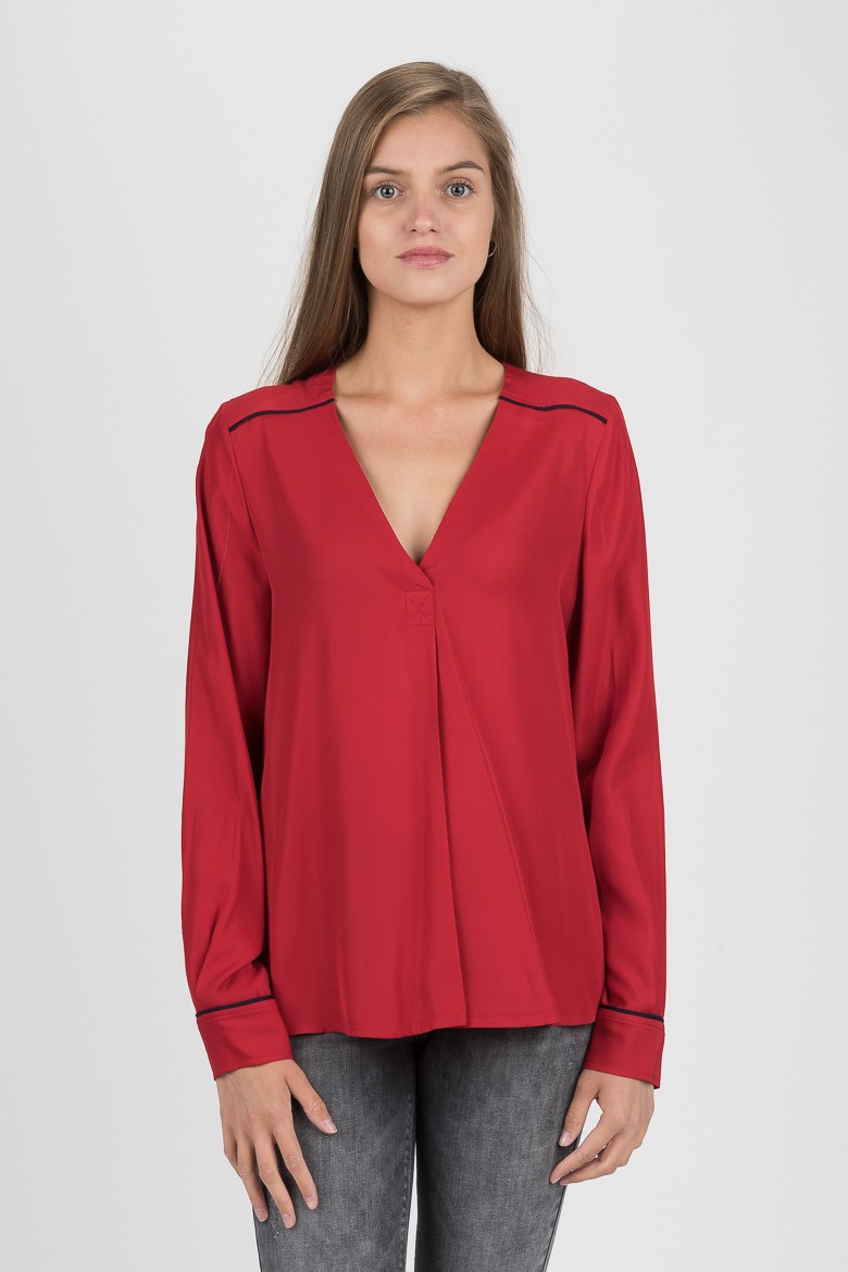 Tommy Hilfiger Blouse - HERMOSA BLOUSE LS Red