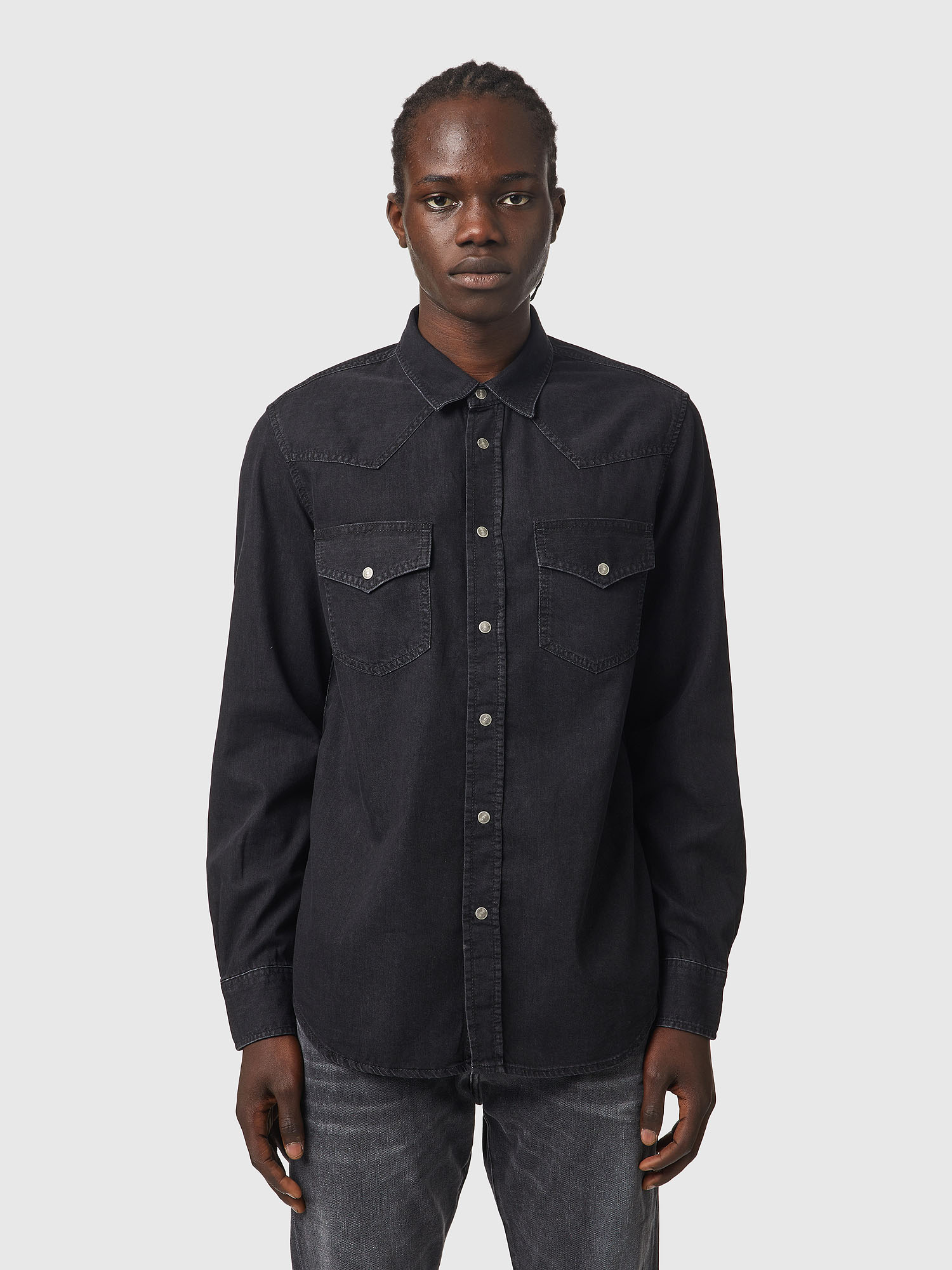 Diesel Shirt - DLEO CAMICIA SHIRT Black