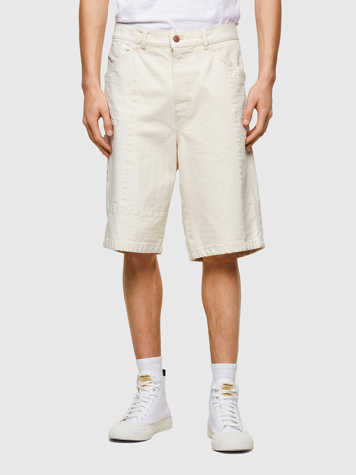 Diesel Shorts - D-FRANS-SP1 SHORTS White