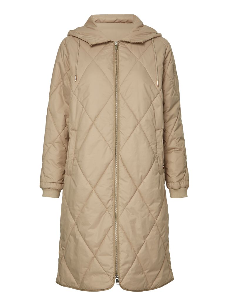 Tommy Hilfiger Coat - LW SORONA QUILTED COAT beige