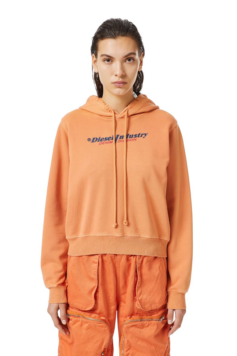 Diesel Sweatshirt - F-REGGY-HOOD-IND SWEAT-SHIRT orange